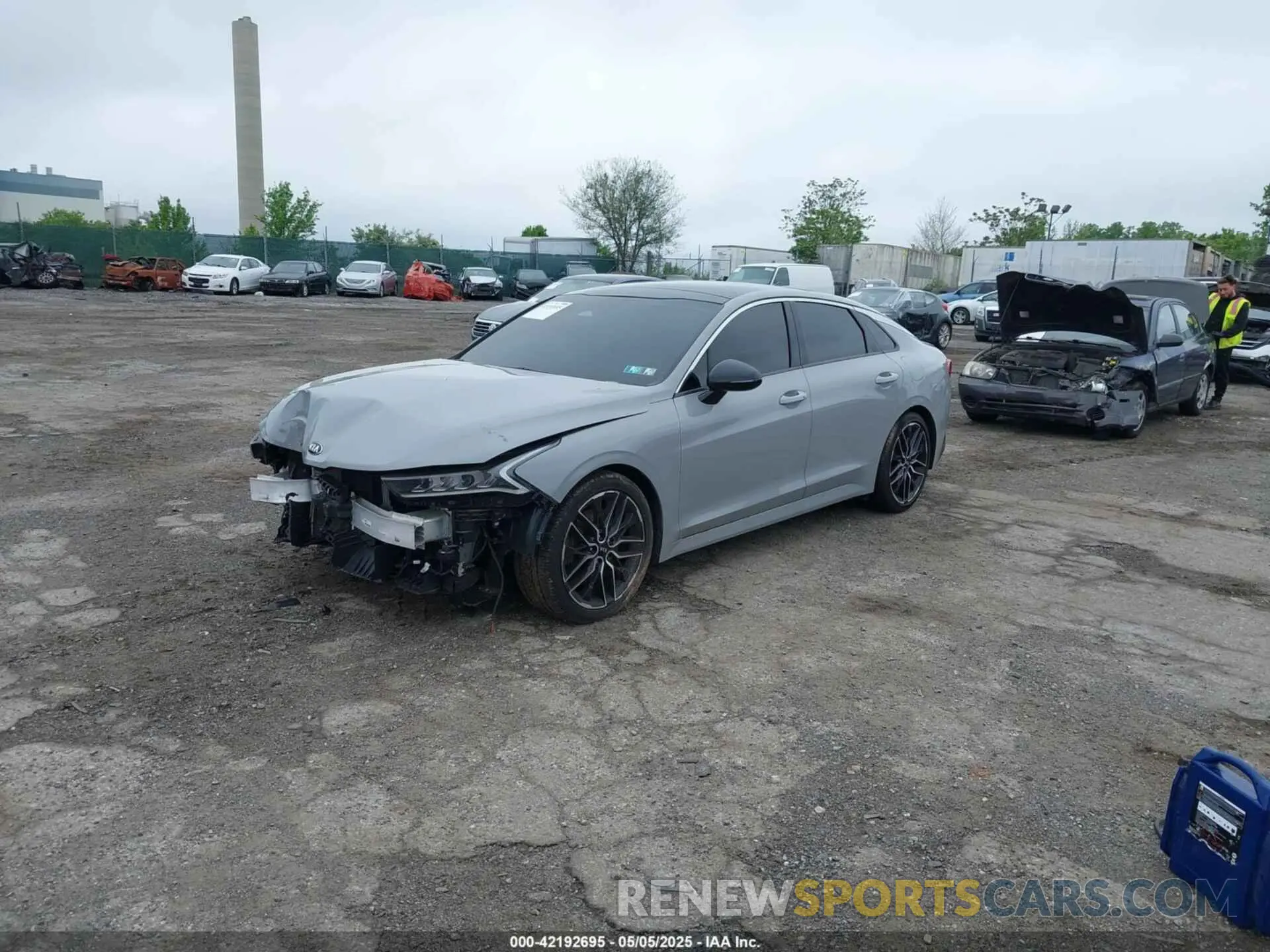 2 Photograph of a damaged car 5XXG44J80MG079284 KIA K5 2021