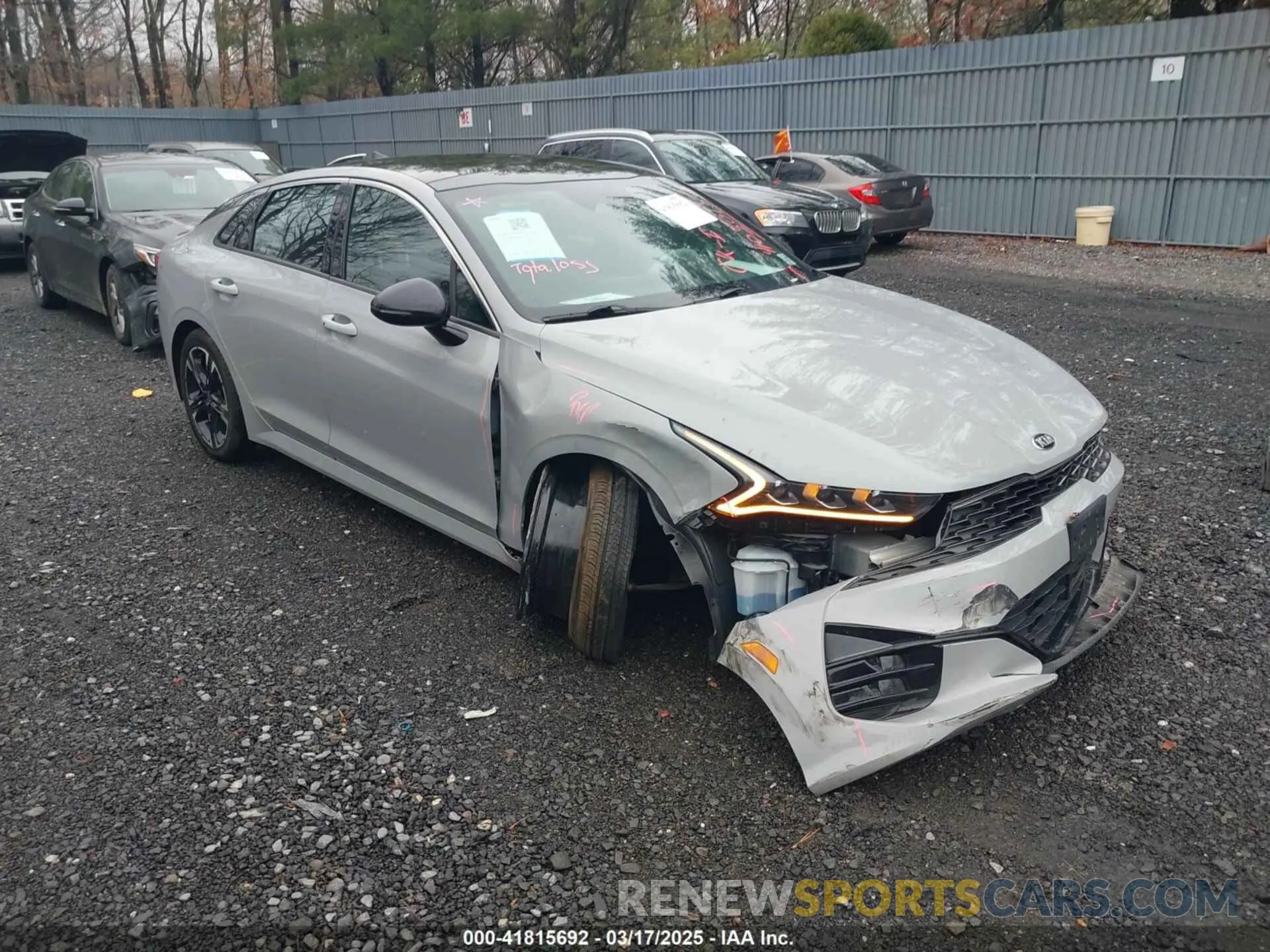 1 Photograph of a damaged car 5XXG64J20MG065326 KIA K5 2021