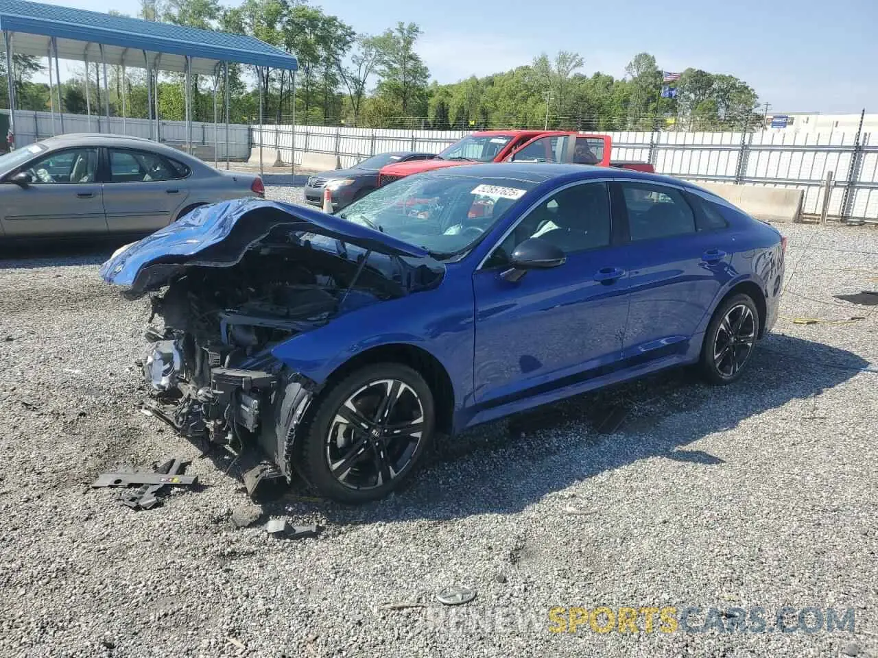 1 Photograph of a damaged car 5XXG64J21MG076092 KIA K5 2021