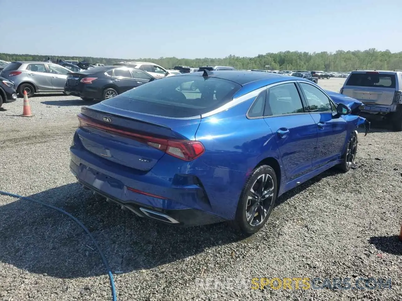 3 Photograph of a damaged car 5XXG64J21MG076092 KIA K5 2021