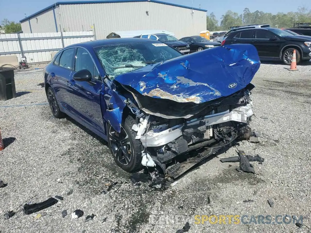 4 Photograph of a damaged car 5XXG64J21MG076092 KIA K5 2021