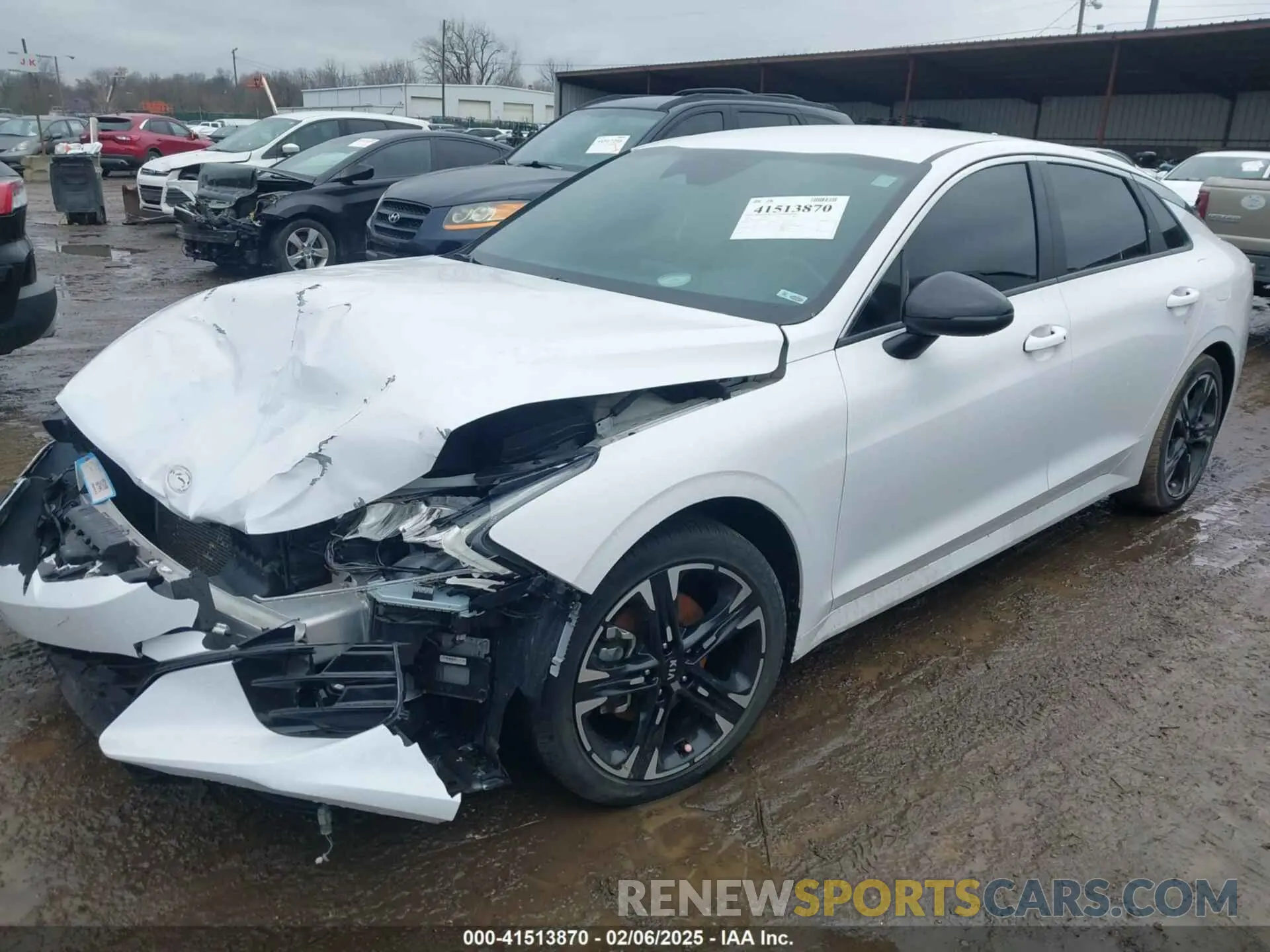 2 Photograph of a damaged car 5XXG64J21MG078747 KIA K5 2021