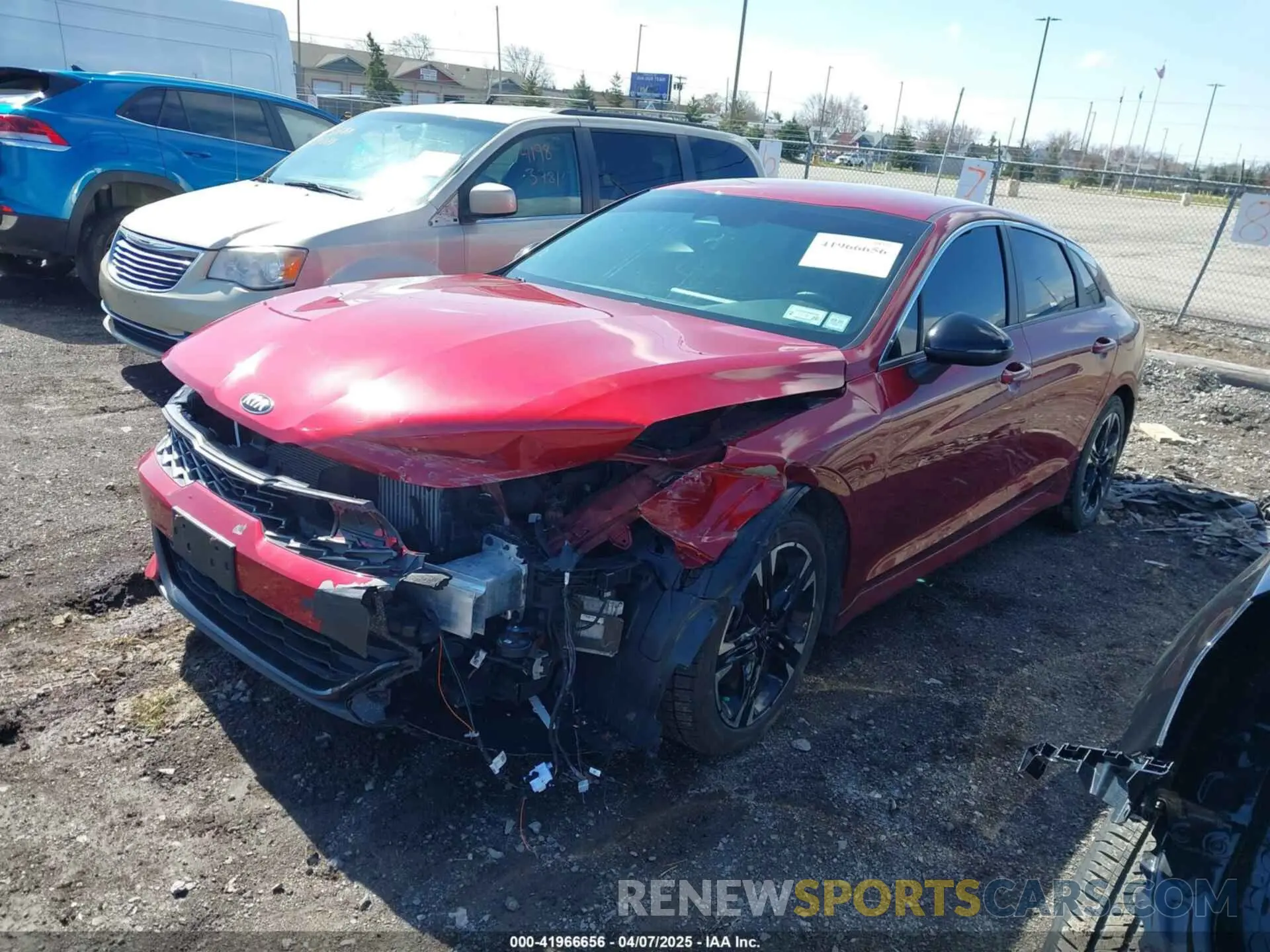 2 Photograph of a damaged car 5XXG64J23MG008473 KIA K5 2021