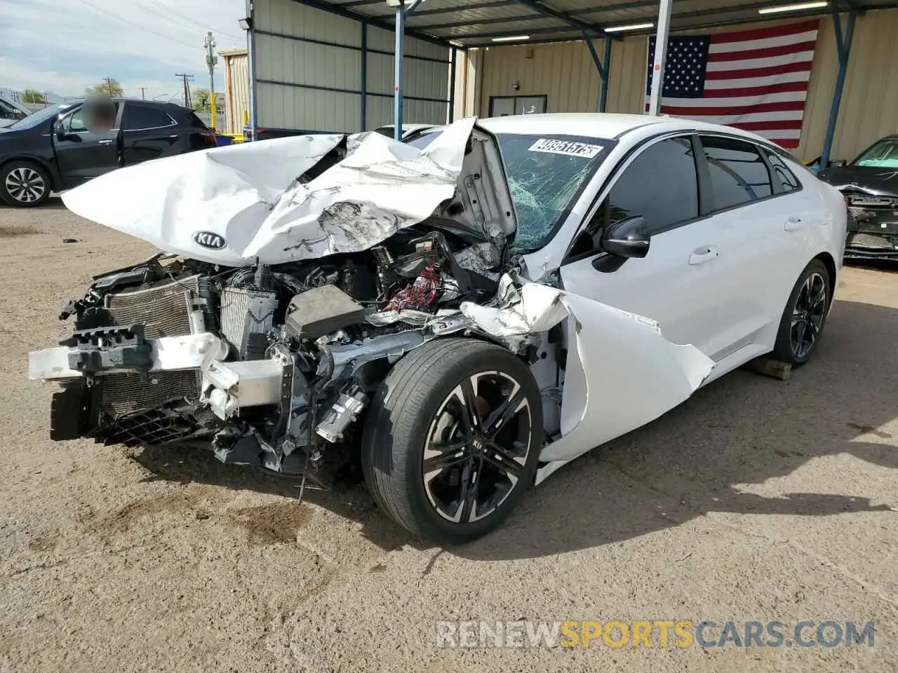 1 Photograph of a damaged car 5XXG64J23MG079740 KIA K5 2021