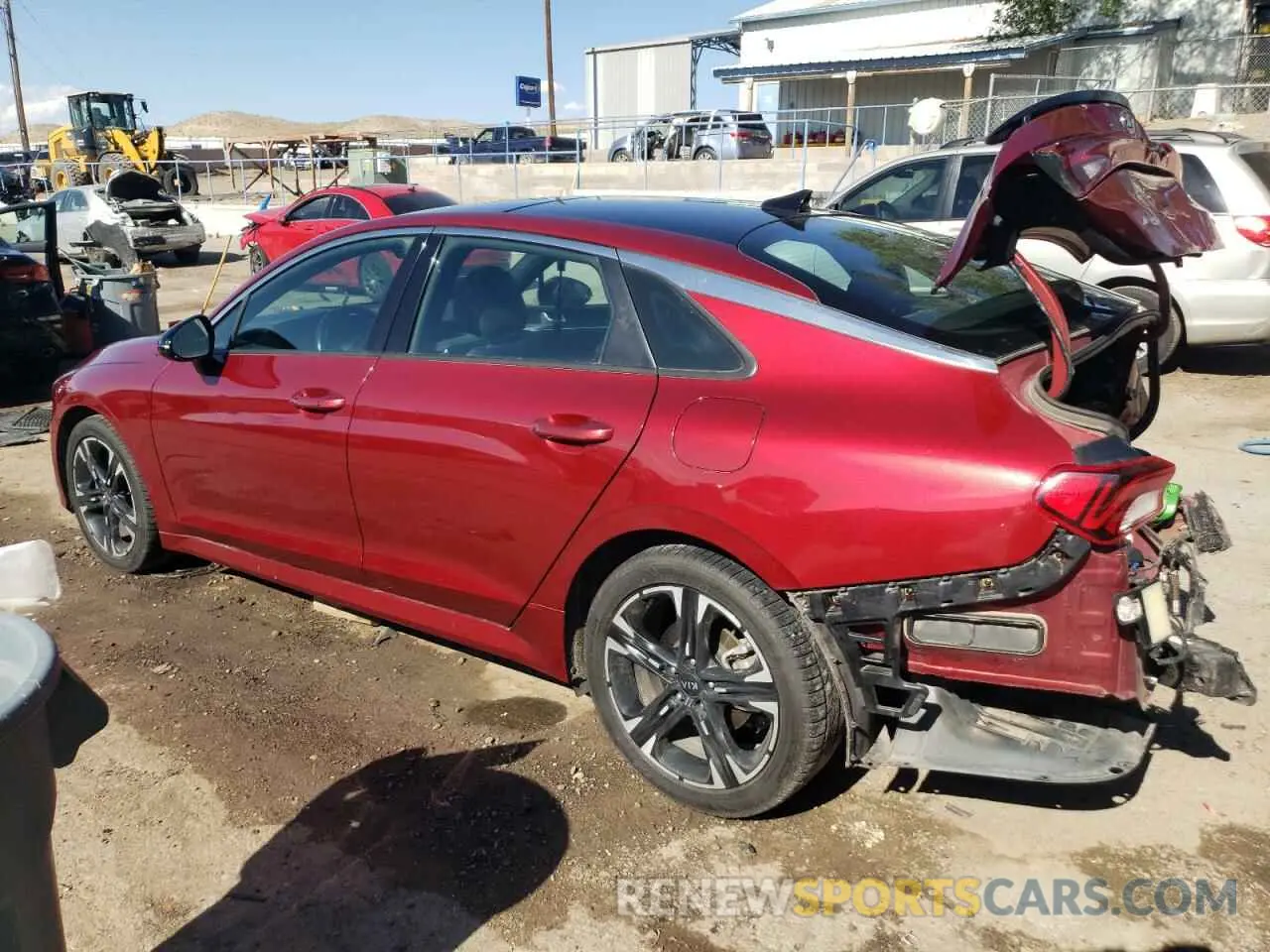2 Photograph of a damaged car 5XXG64J24MG006098 KIA K5 2021