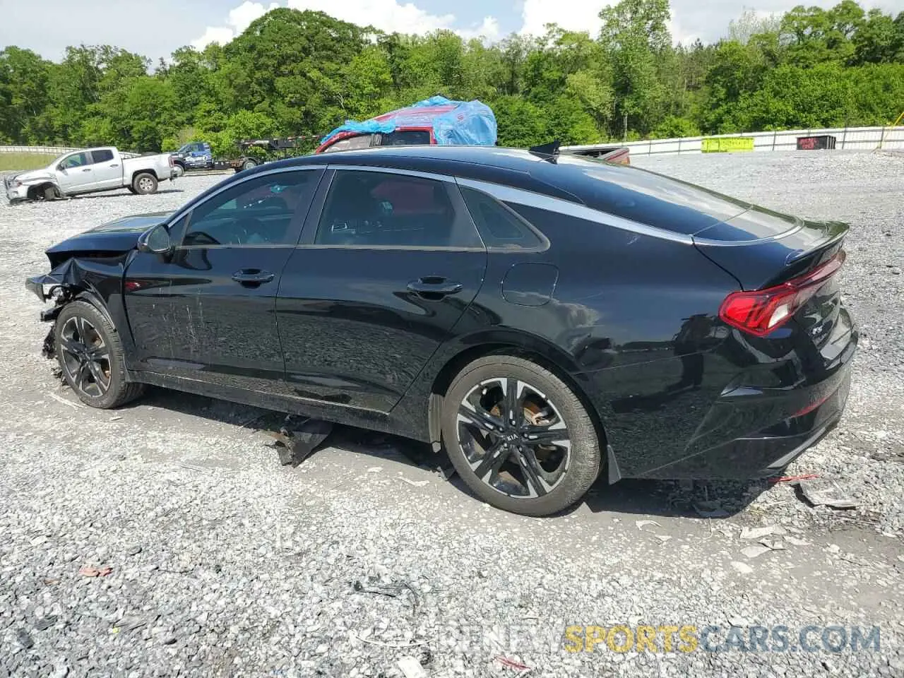 2 Photograph of a damaged car 5XXG64J24MG007476 KIA K5 2021