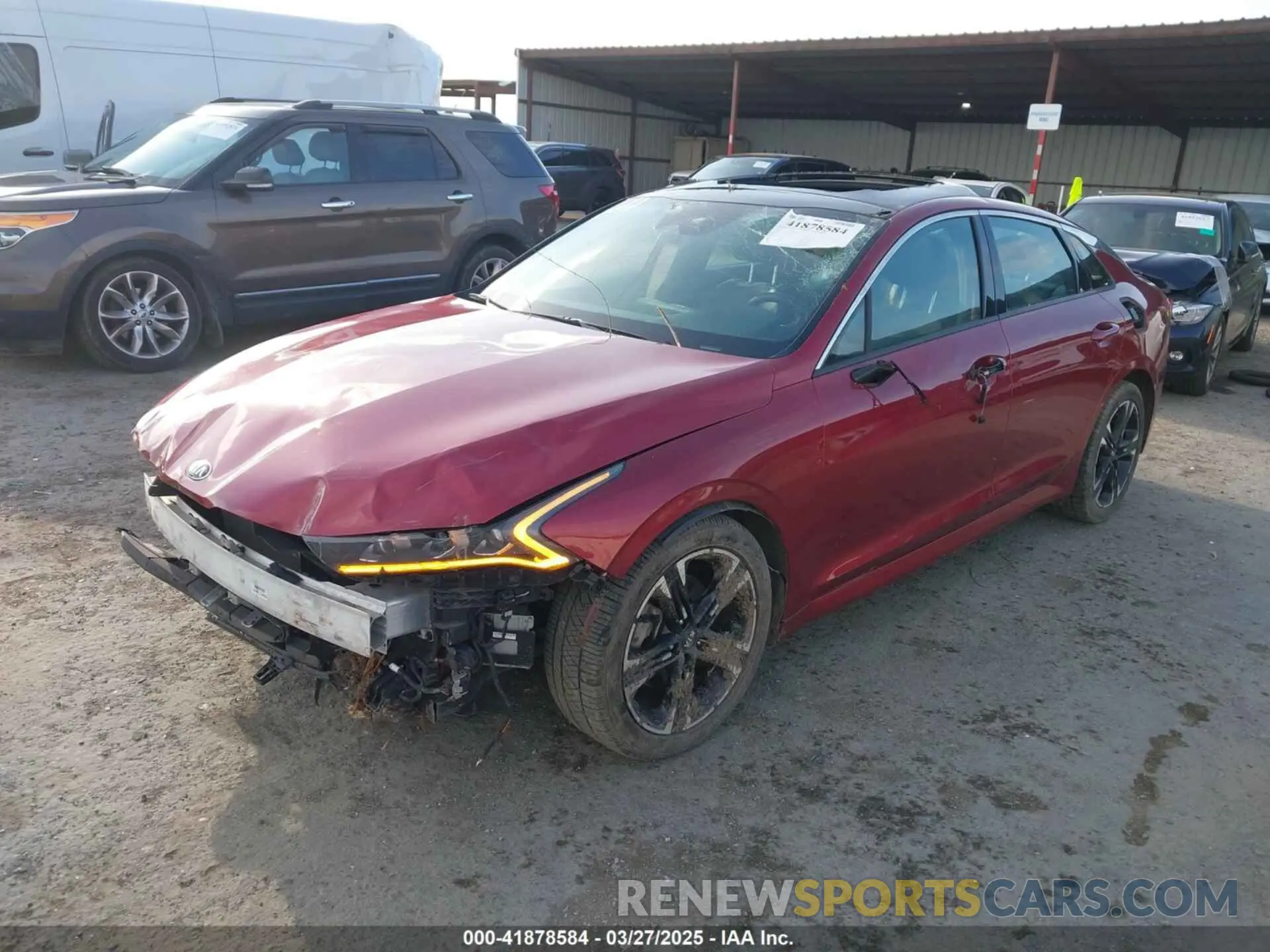 2 Photograph of a damaged car 5XXG64J24MG032894 KIA K5 2021