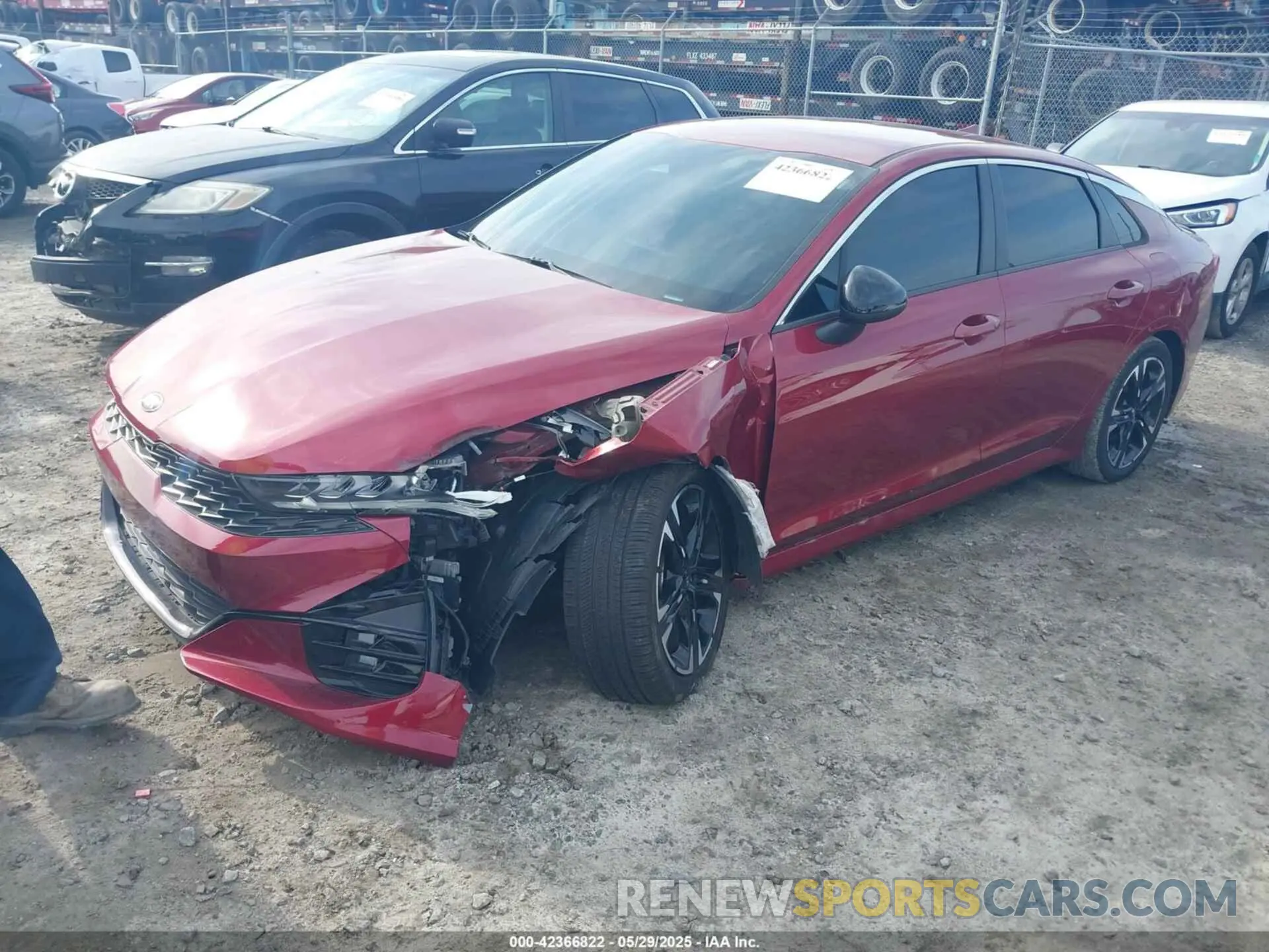 2 Photograph of a damaged car 5XXG64J25MG056993 KIA K5 2021