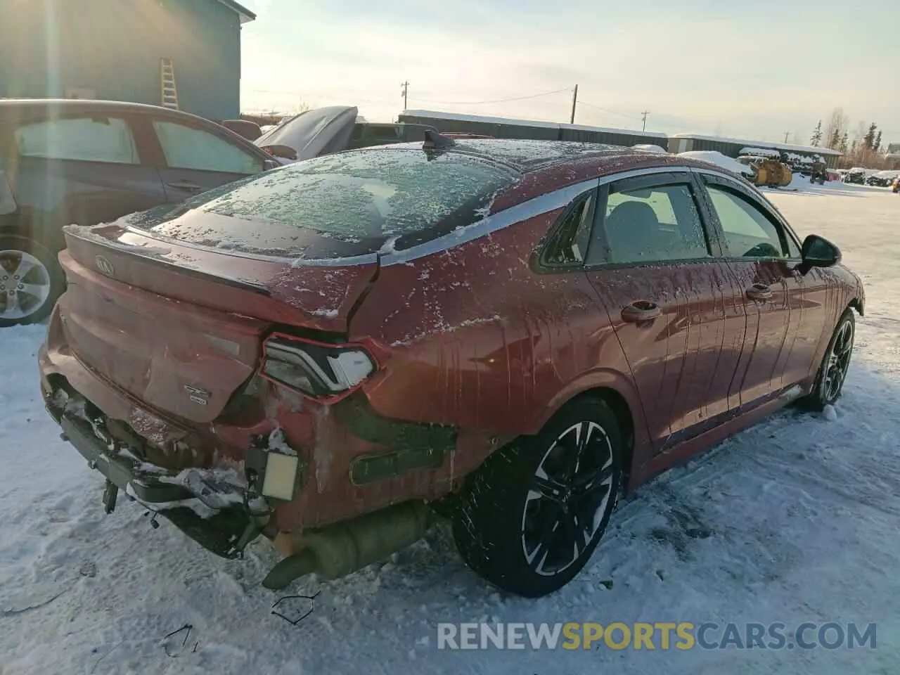 3 Photograph of a damaged car 5XXG64J25MG070635 KIA K5 2021