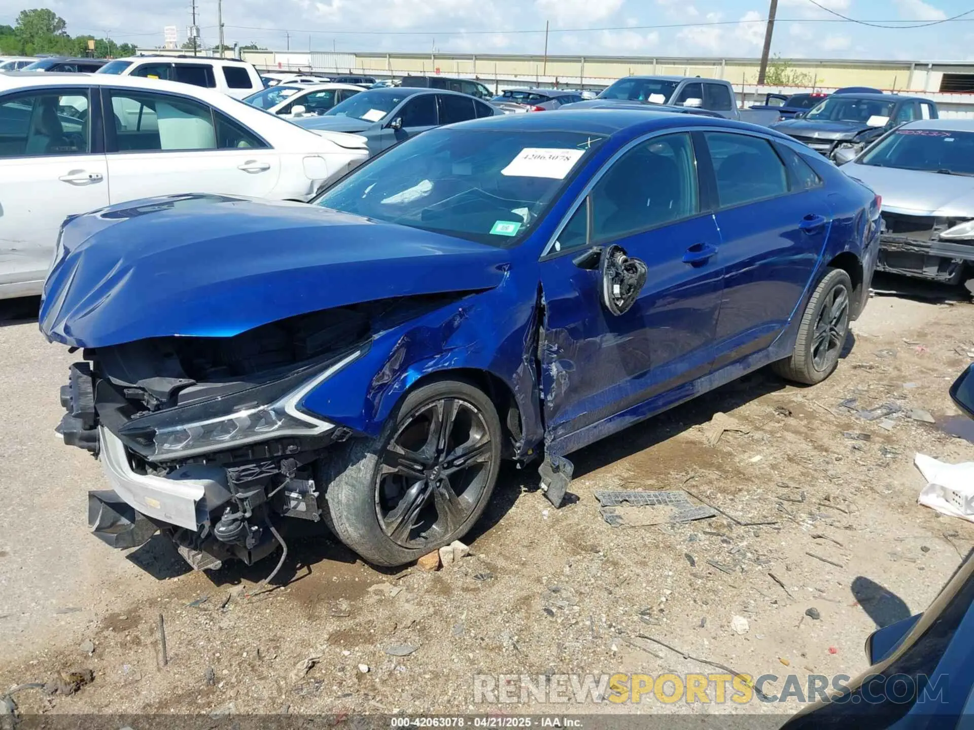 2 Photograph of a damaged car 5XXG64J26MG040432 KIA K5 2021