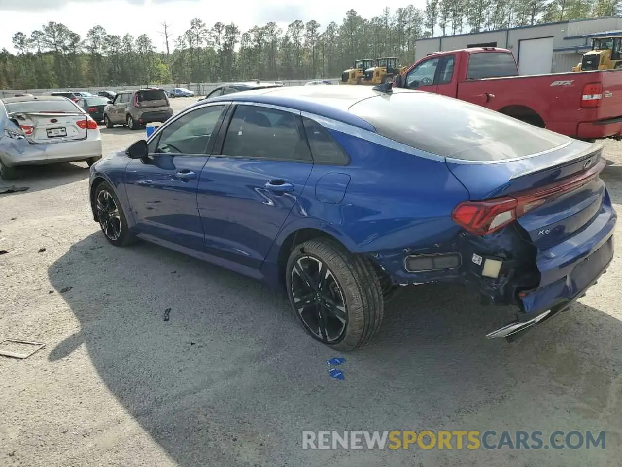 2 Photograph of a damaged car 5XXG64J26MG050829 KIA K5 2021