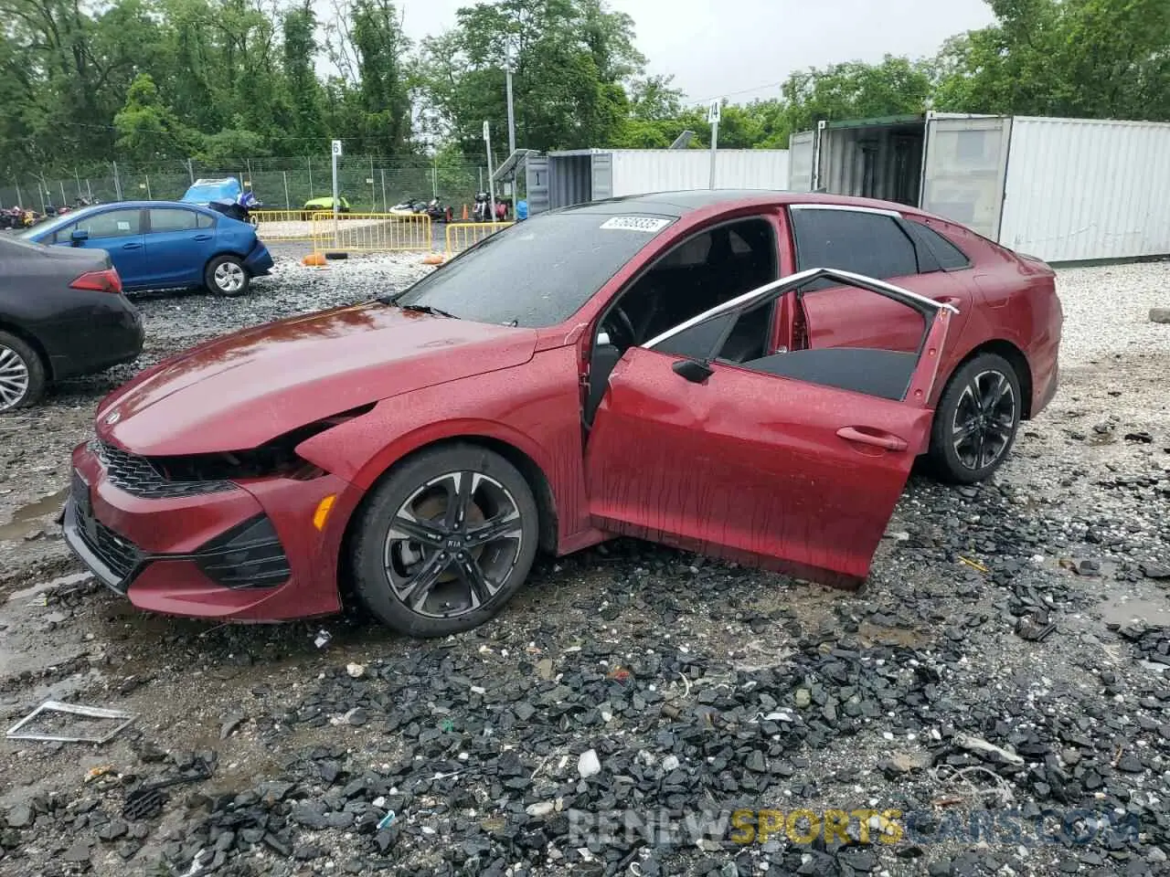 1 Photograph of a damaged car 5XXG64J27MG017998 KIA K5 2021