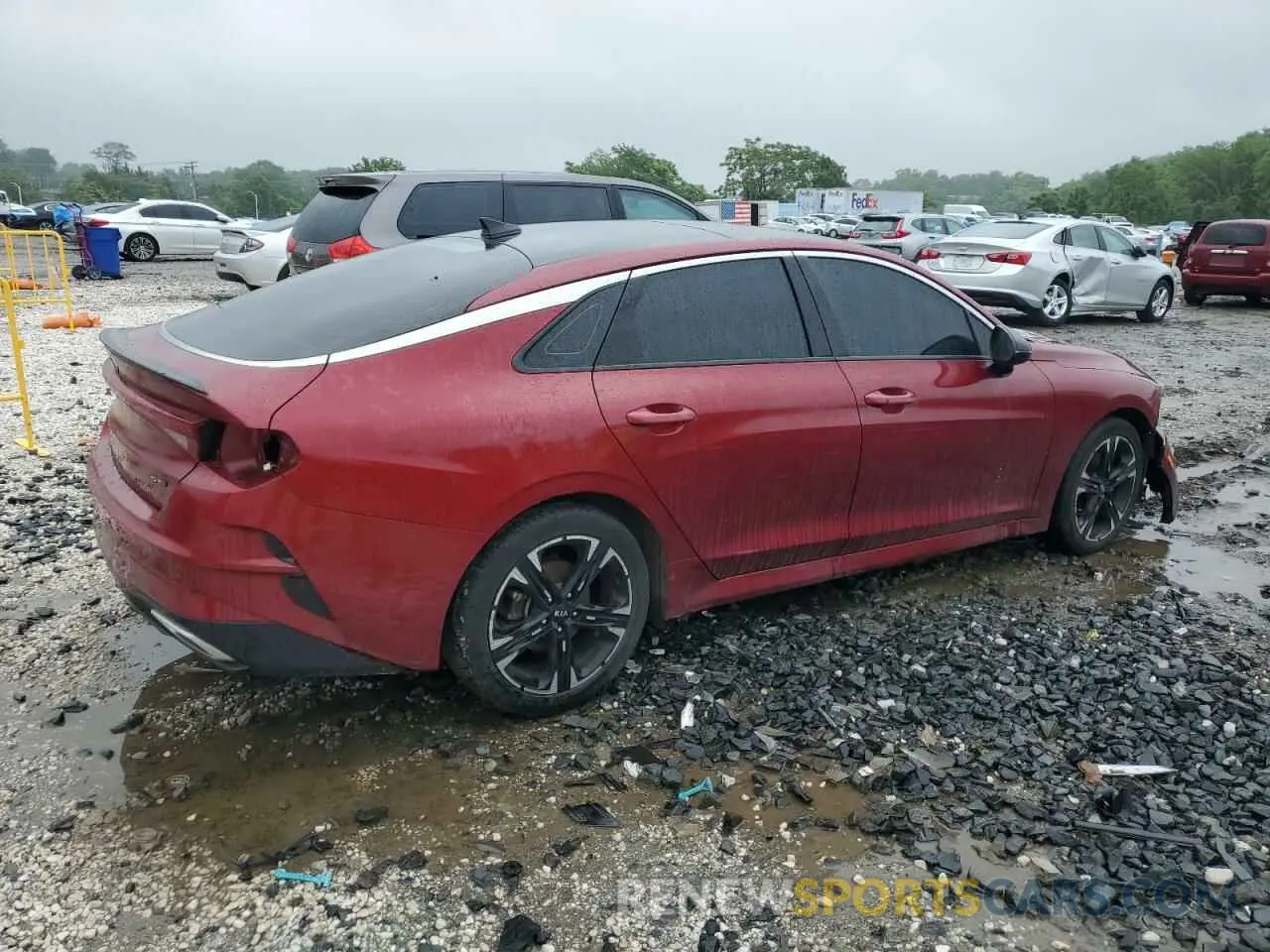 3 Photograph of a damaged car 5XXG64J27MG017998 KIA K5 2021