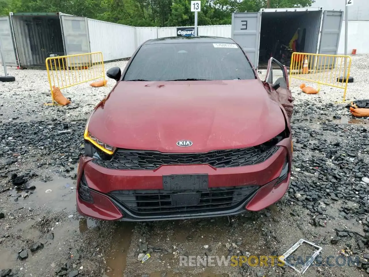 5 Photograph of a damaged car 5XXG64J27MG017998 KIA K5 2021