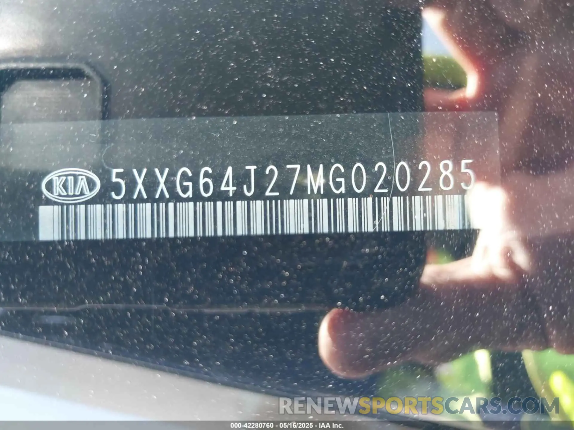 9 Photograph of a damaged car 5XXG64J27MG020285 KIA K5 2021