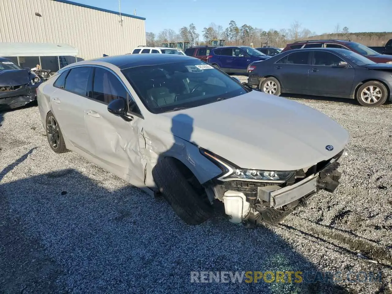 4 Photograph of a damaged car 5XXG64J27MG043680 KIA K5 2021