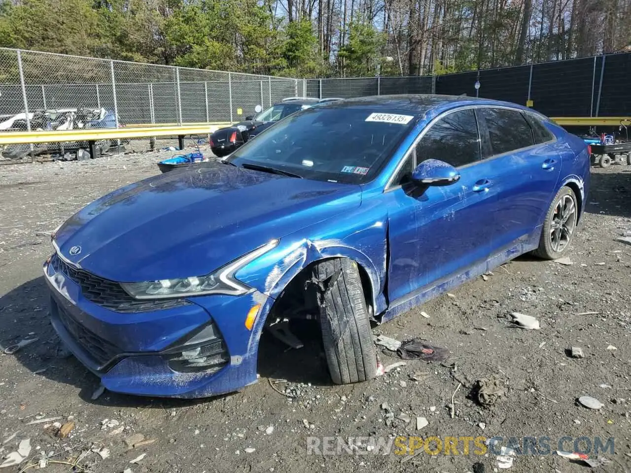 1 Photograph of a damaged car 5XXG64J27MG057806 KIA K5 2021