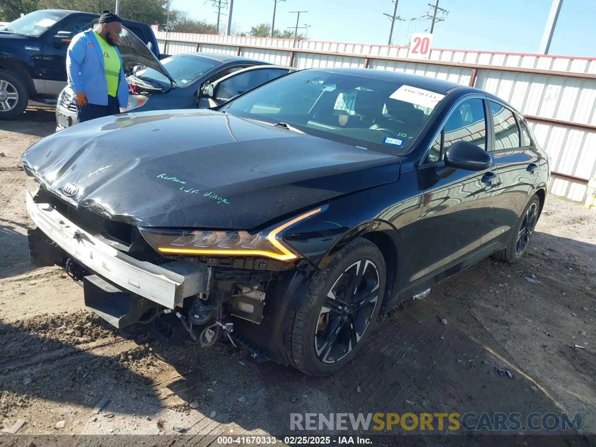2 Photograph of a damaged car 5XXG64J27MG074928 KIA K5 2021