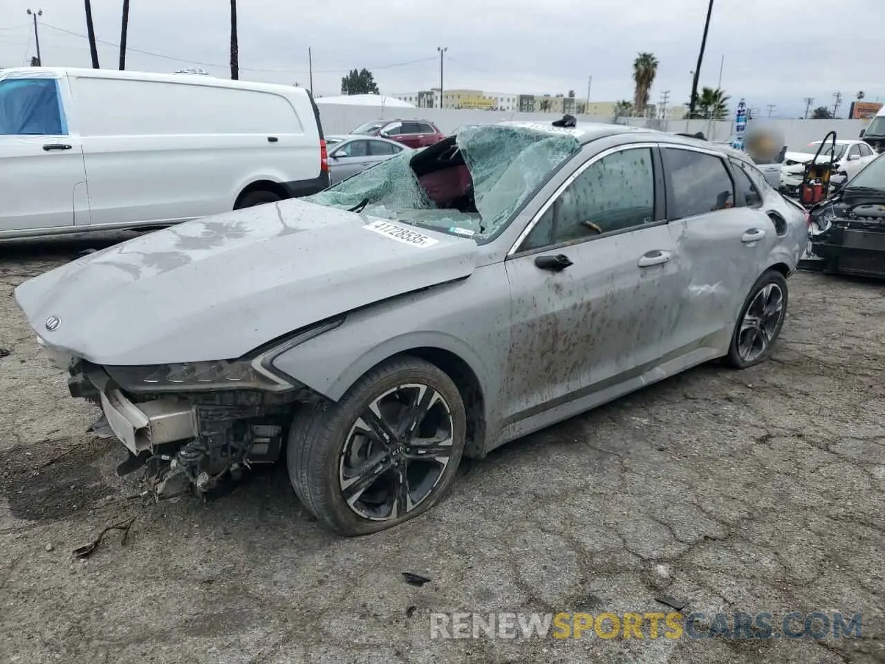1 Photograph of a damaged car 5XXG64J27MG079885 KIA K5 2021