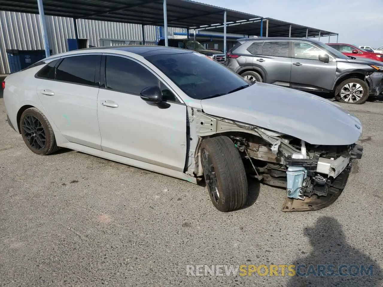 4 Photograph of a damaged car 5XXG64J28MG077210 KIA K5 2021