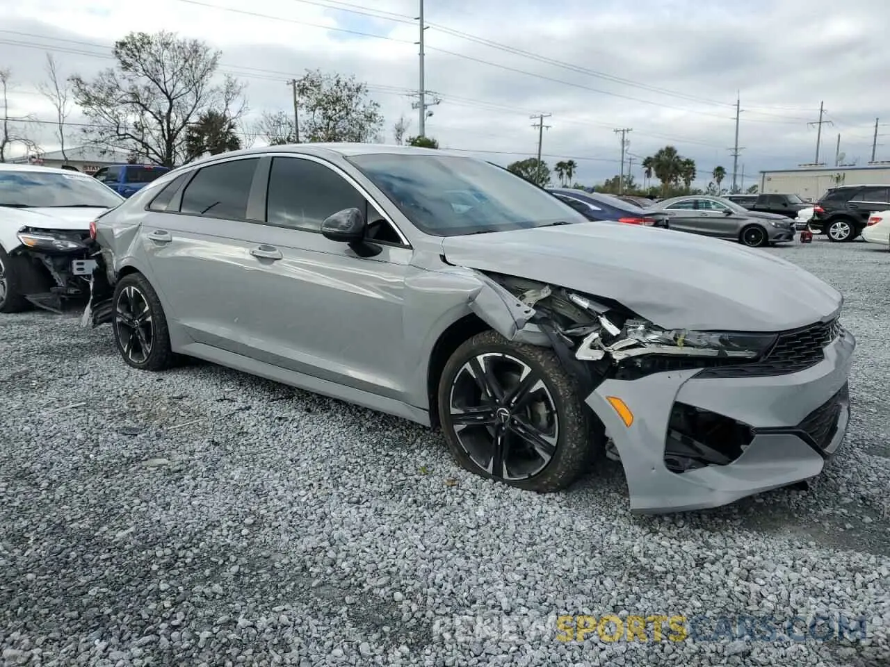 4 Photograph of a damaged car 5XXG64J29MG005223 KIA K5 2021