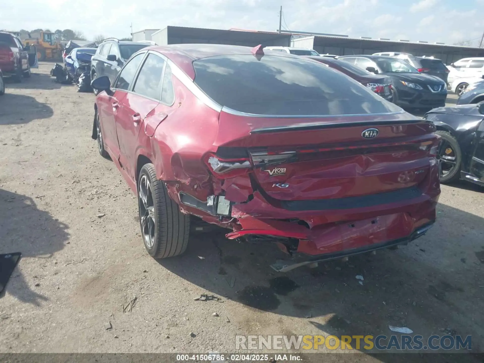 3 Photograph of a damaged car 5XXG64J29MG018344 KIA K5 2021