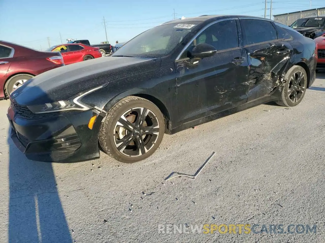 1 Photograph of a damaged car 5XXG64J29MG046046 KIA K5 2021