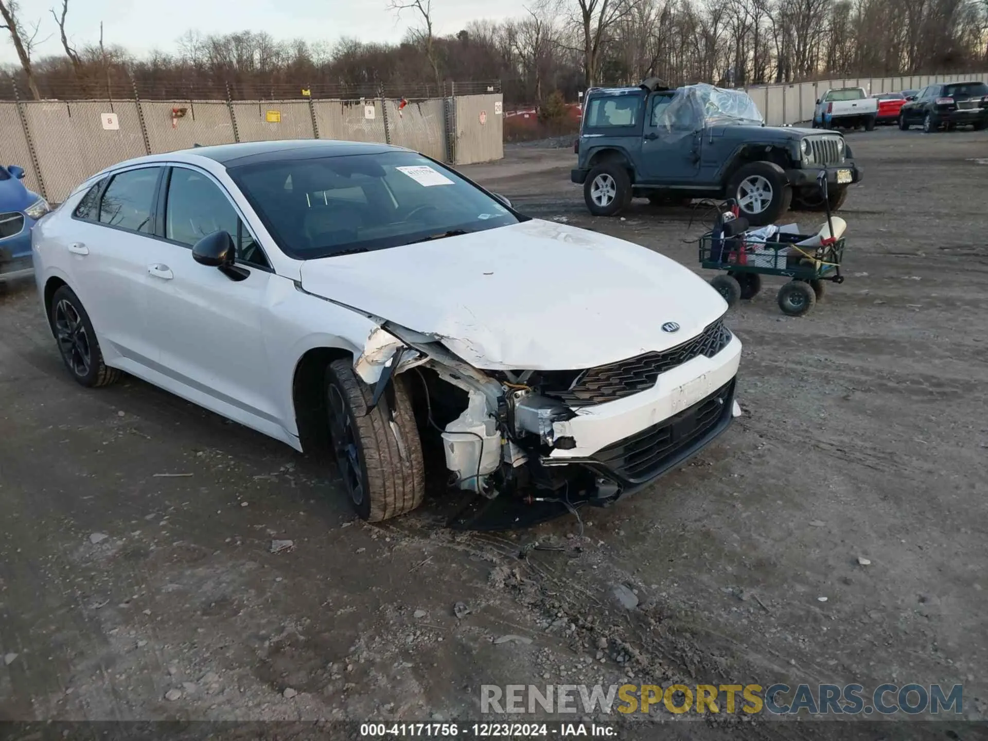 1 Photograph of a damaged car 5XXG64J2OMG059977 KIA K5 2021