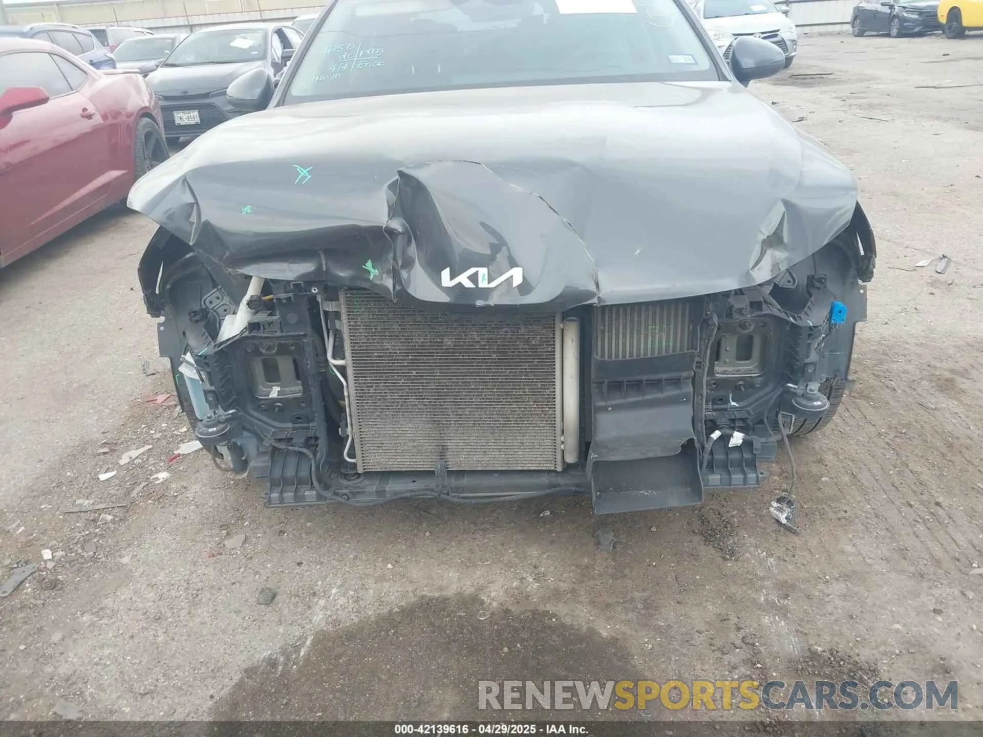 13 Photograph of a damaged car 5XXG14J21NG131169 KIA K5 2022