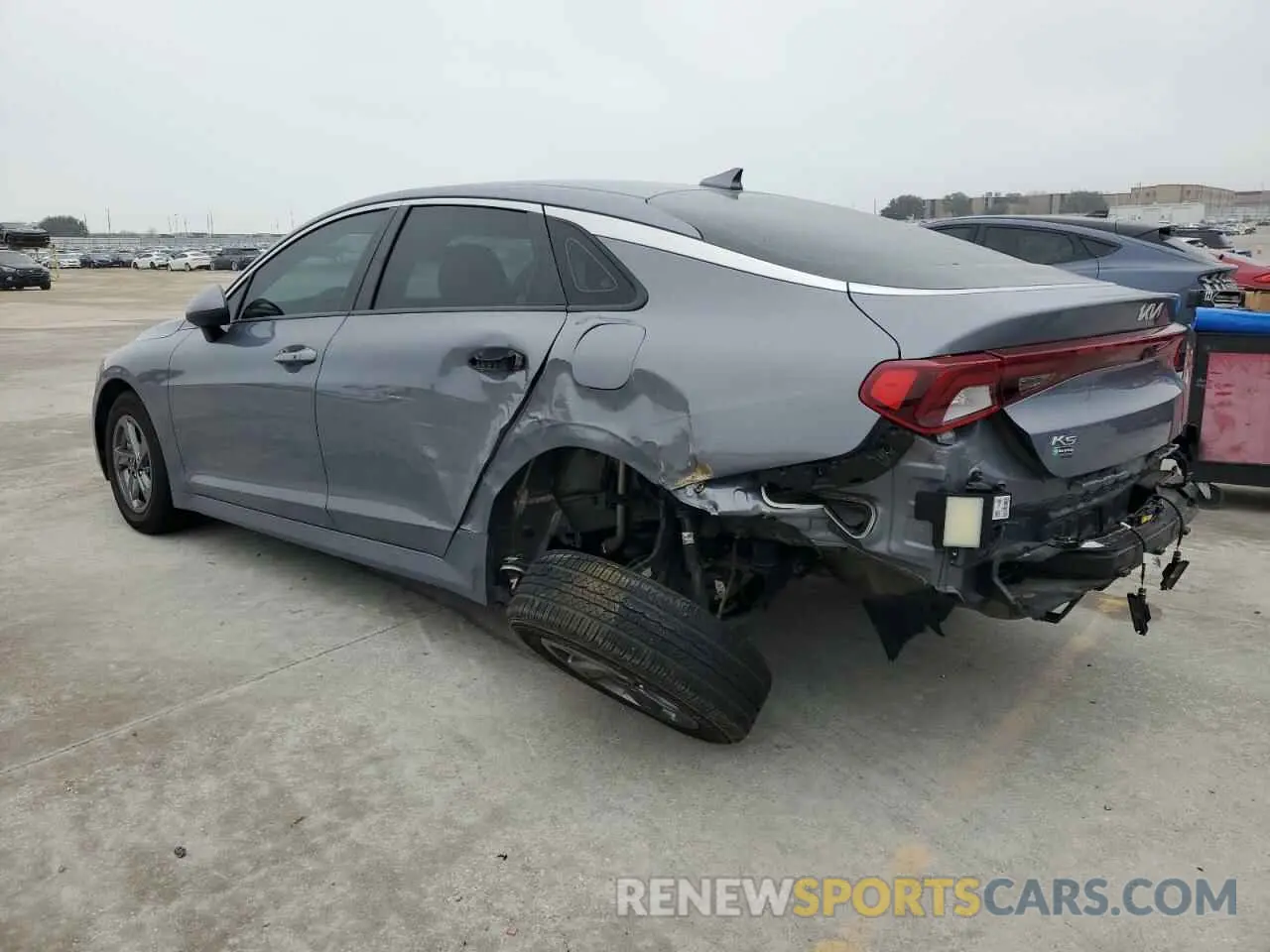 2 Photograph of a damaged car 5XXG14J22NG139524 KIA K5 2022