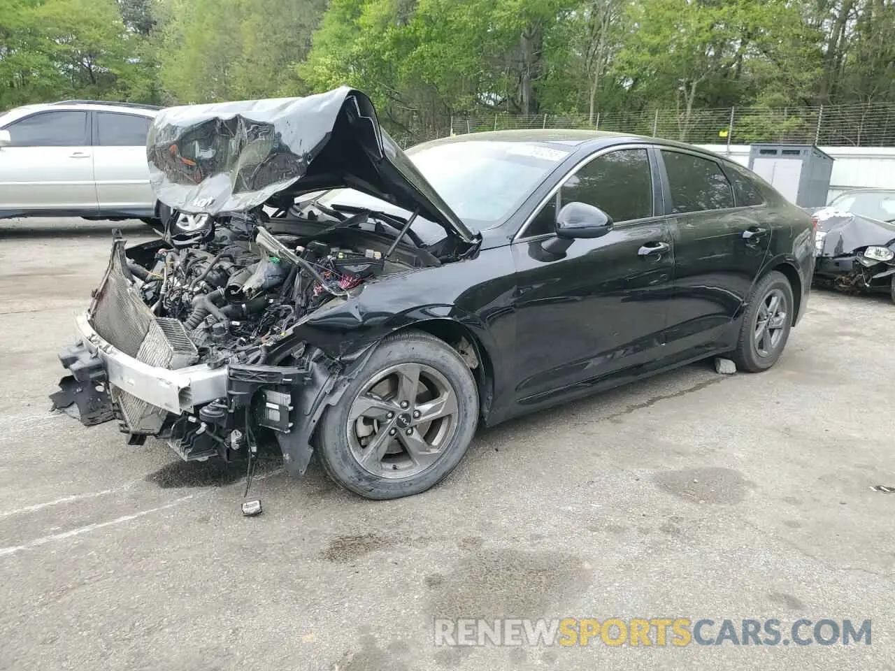 1 Photograph of a damaged car 5XXG14J23NG087322 KIA K5 2022