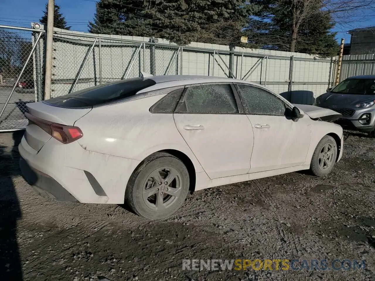 3 Photograph of a damaged car 5XXG14J23NG122019 KIA K5 2022