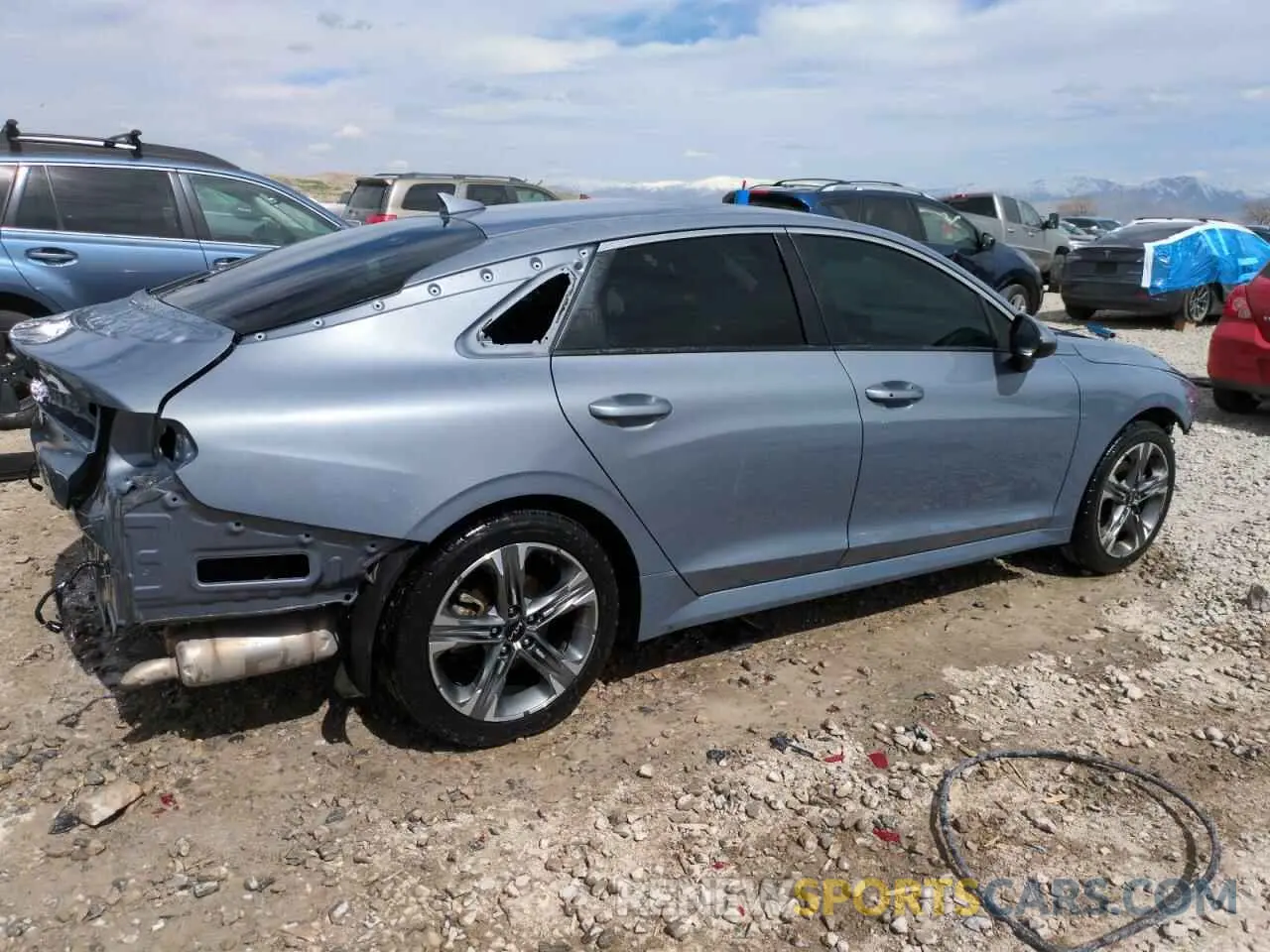 3 Photograph of a damaged car 5XXG14J23NG136938 KIA K5 2022