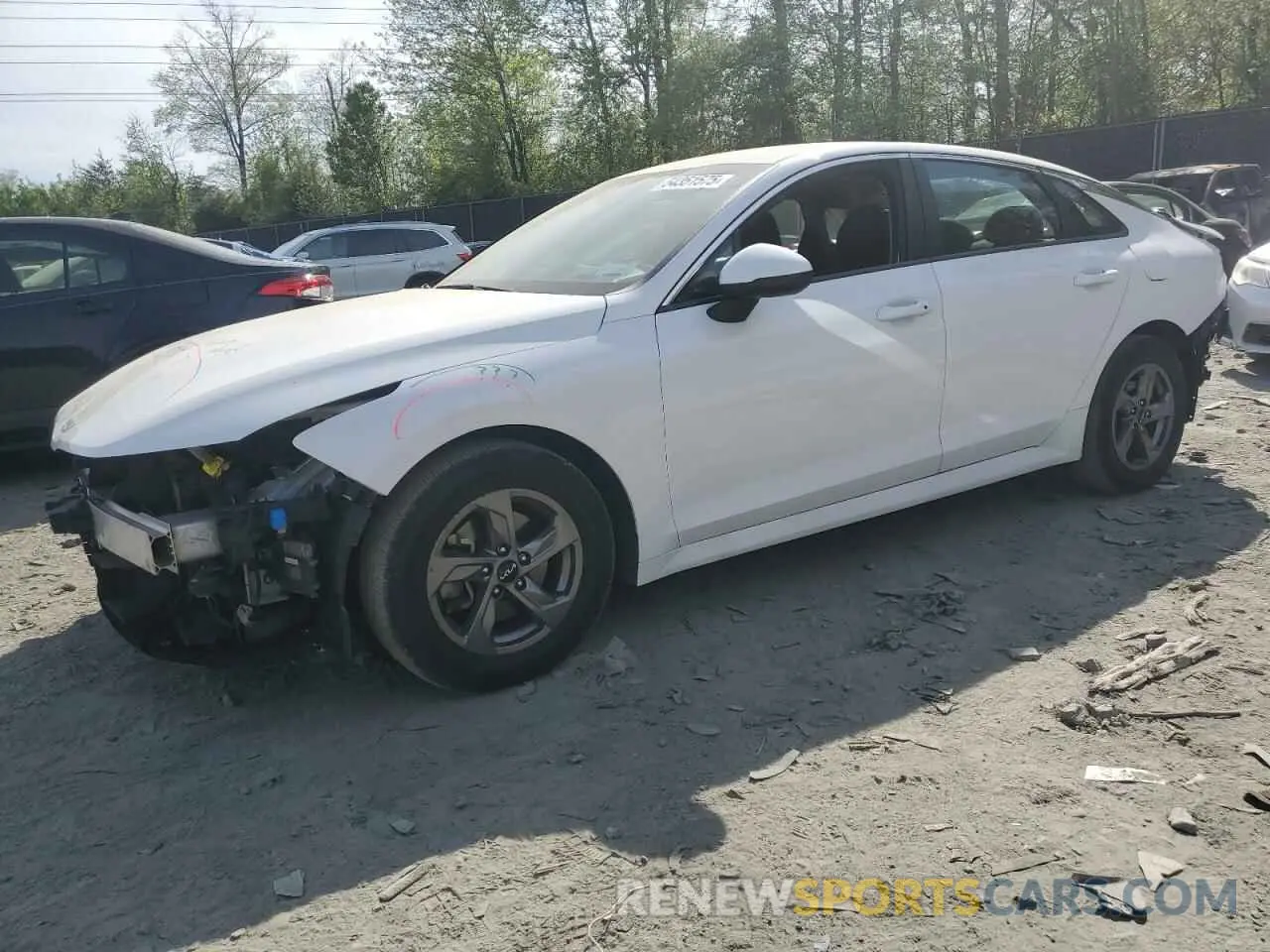 1 Photograph of a damaged car 5XXG14J23NG158759 KIA K5 2022
