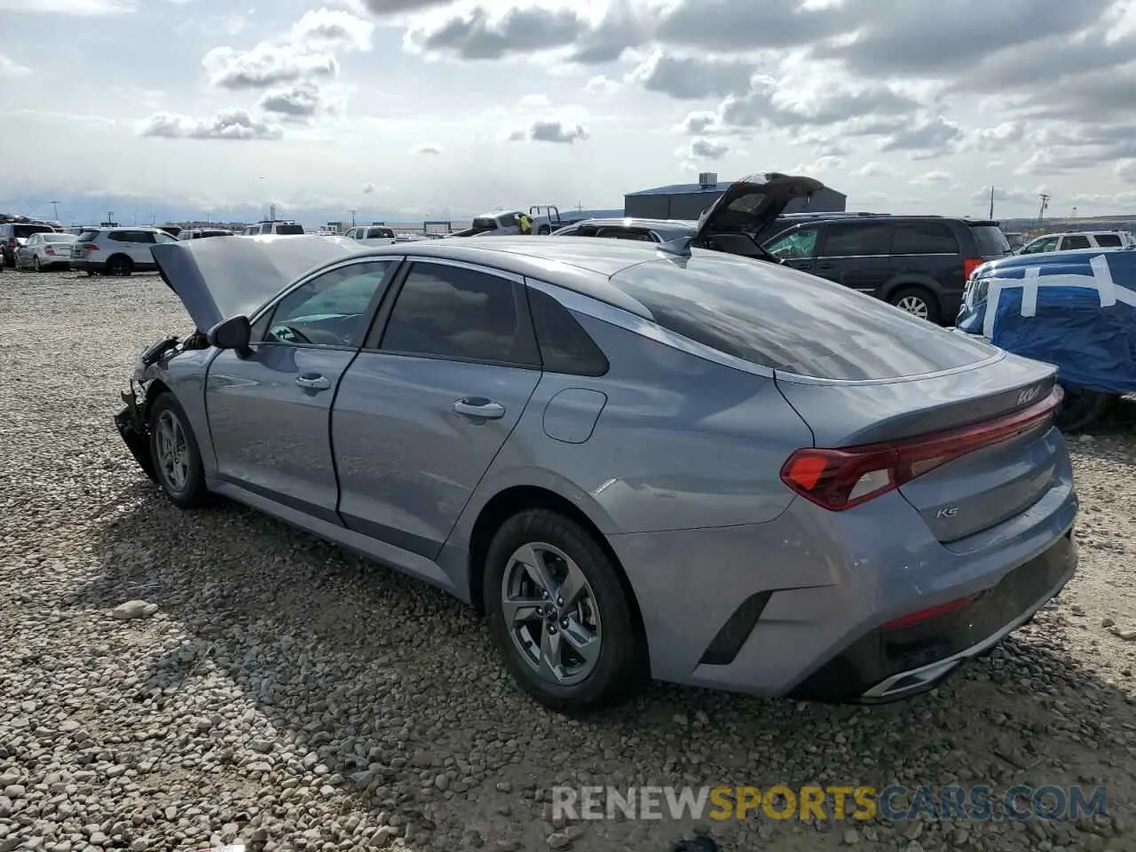 2 Photograph of a damaged car 5XXG14J24NG112034 KIA K5 2022