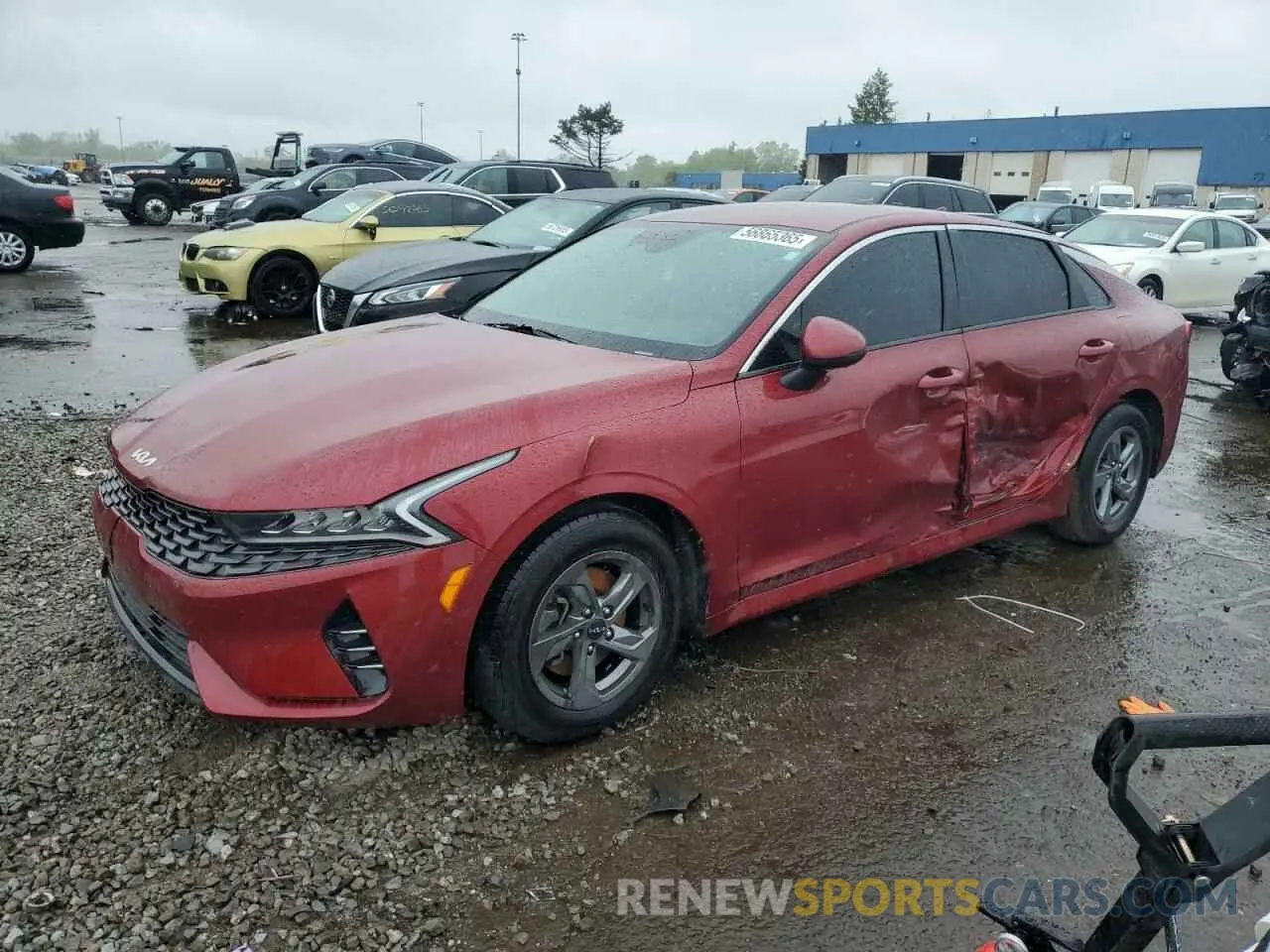 1 Photograph of a damaged car 5XXG14J25NG126640 KIA K5 2022