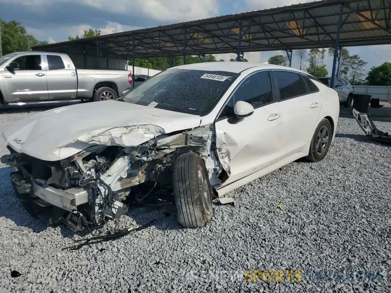 1 Photograph of a damaged car 5XXG14J2XNG088242 KIA K5 2022