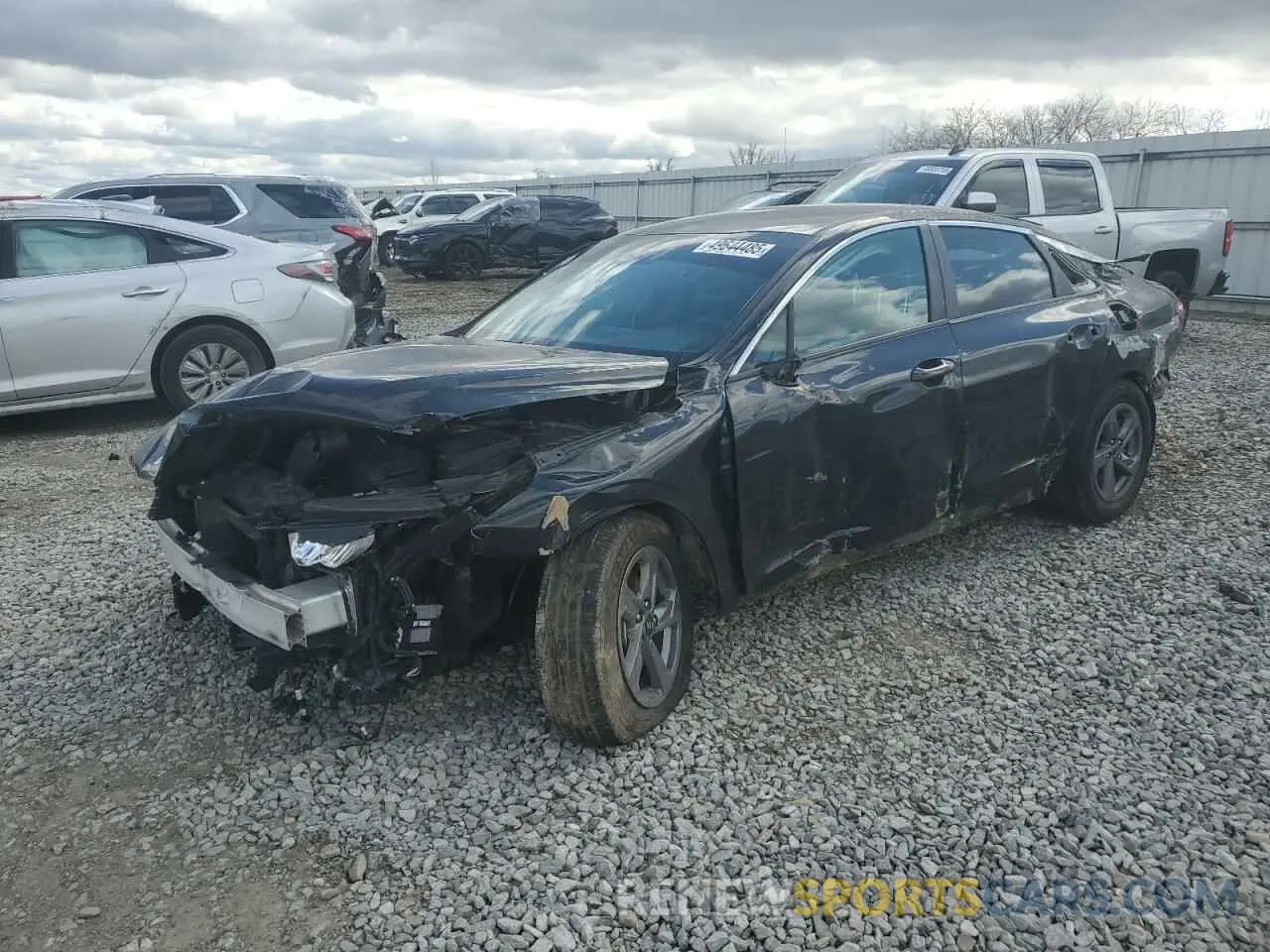 1 Photograph of a damaged car 5XXG24J22NG126771 KIA K5 2022
