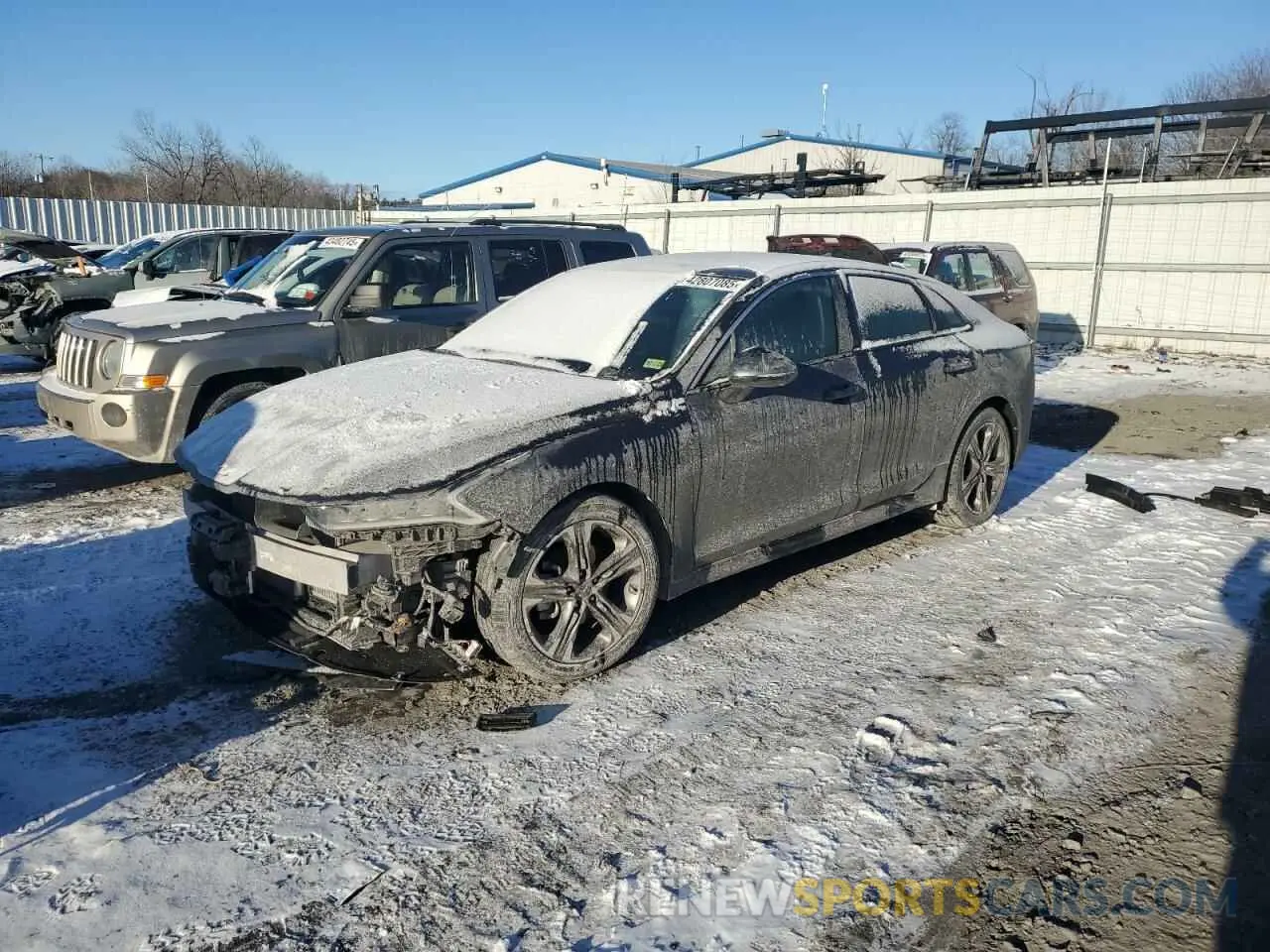 1 Photograph of a damaged car 5XXG34J20NG093704 KIA K5 2022