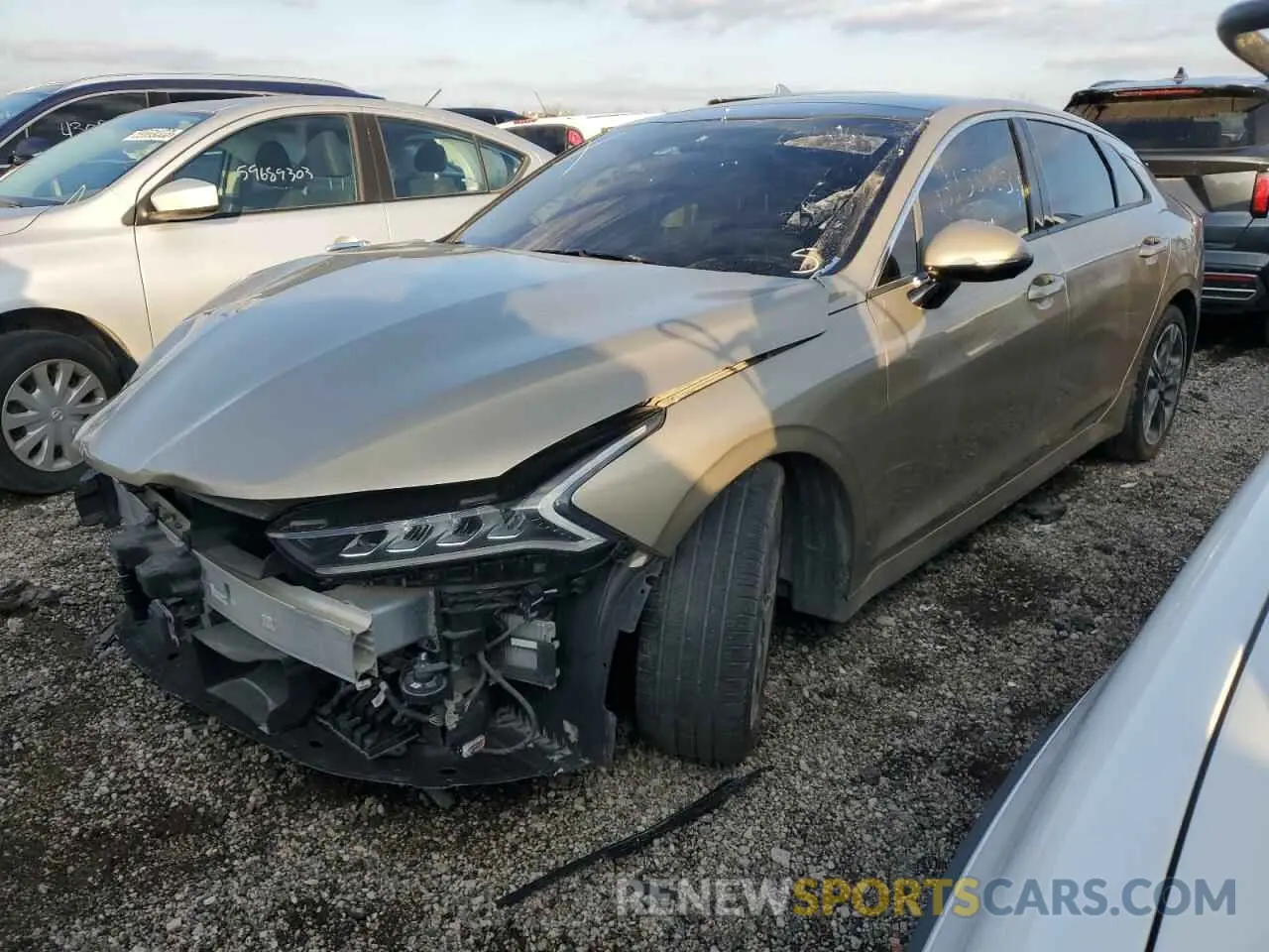 1 Photograph of a damaged car 5XXG34J2XNG096979 KIA K5 2022
