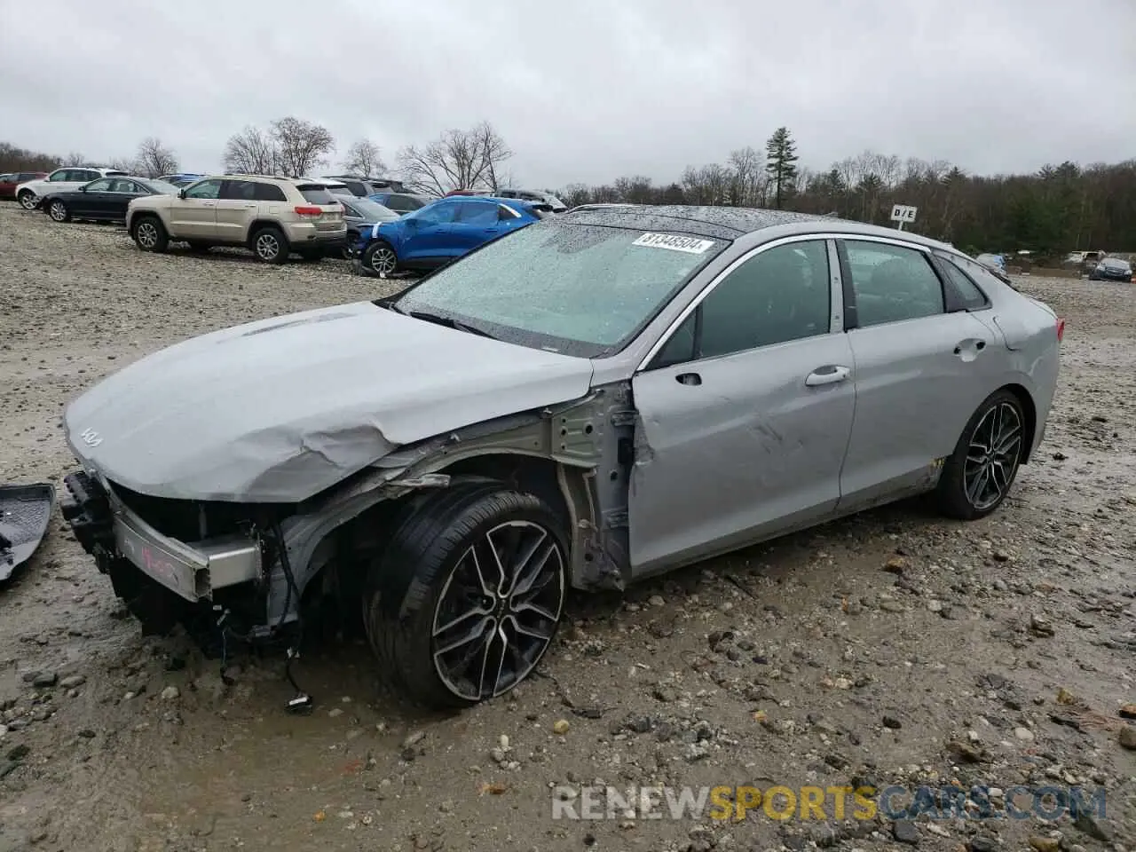 1 Photograph of a damaged car 5XXG44J80NG134074 KIA K5 2022