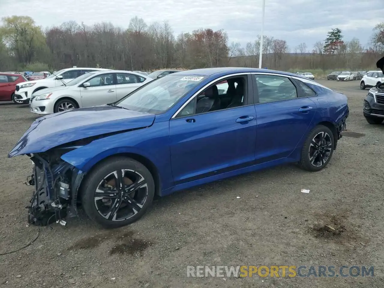 1 Photograph of a damaged car 5XXG64J26NG117043 KIA K5 2022