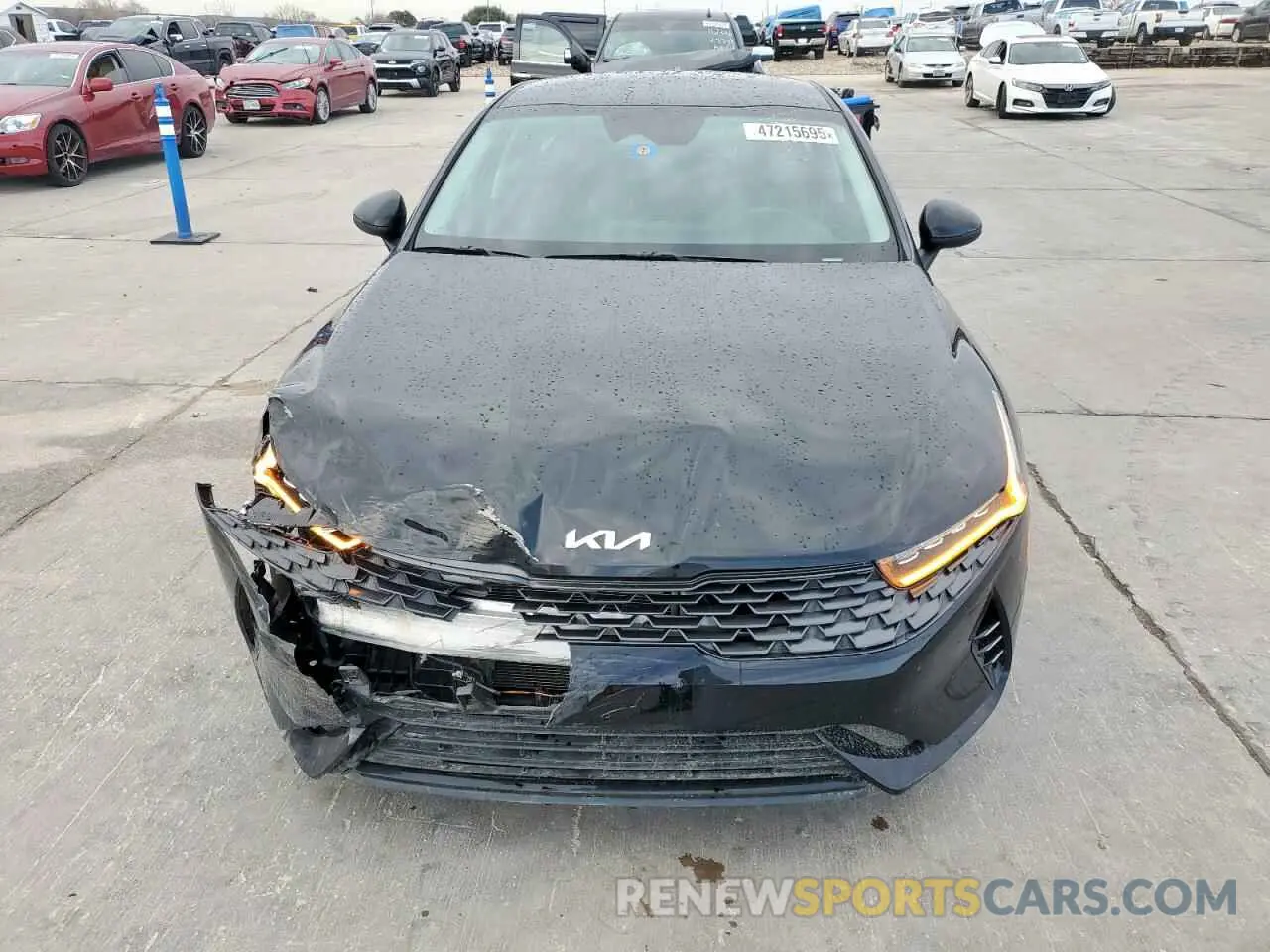 5 Photograph of a damaged car 5XXG14J20PG207614 KIA K5 2023