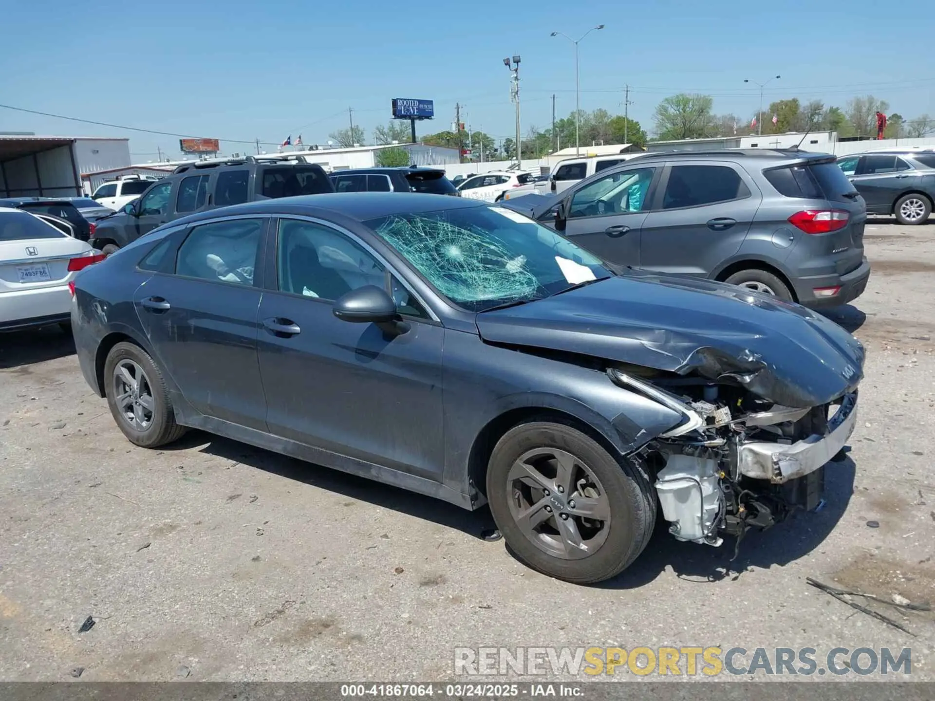 1 Photograph of a damaged car 5XXG14J21PG217150 KIA K5 2023