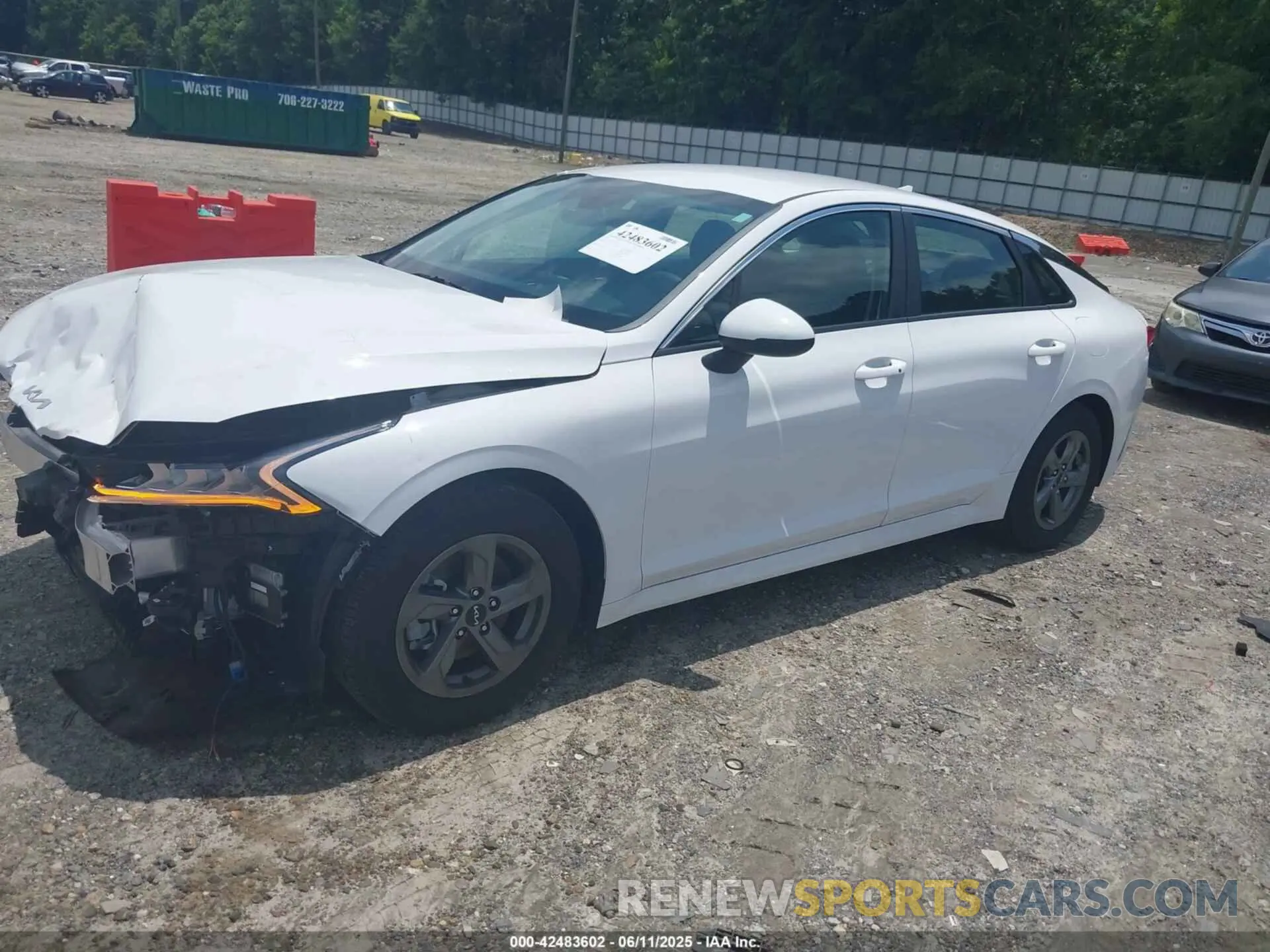 2 Photograph of a damaged car 5XXG14J22PG209929 KIA K5 2023