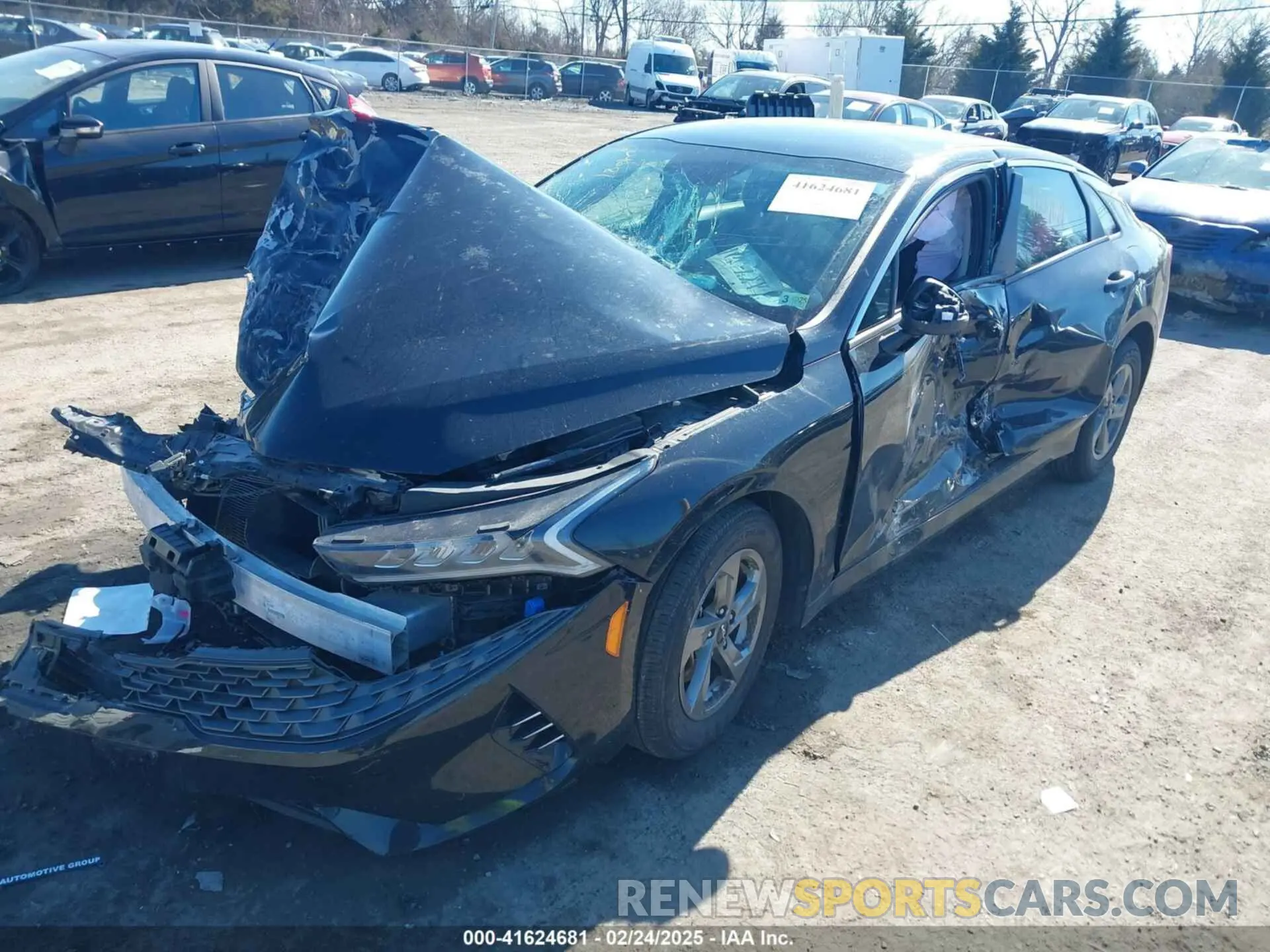 2 Photograph of a damaged car 5XXG14J22PG213009 KIA K5 2023