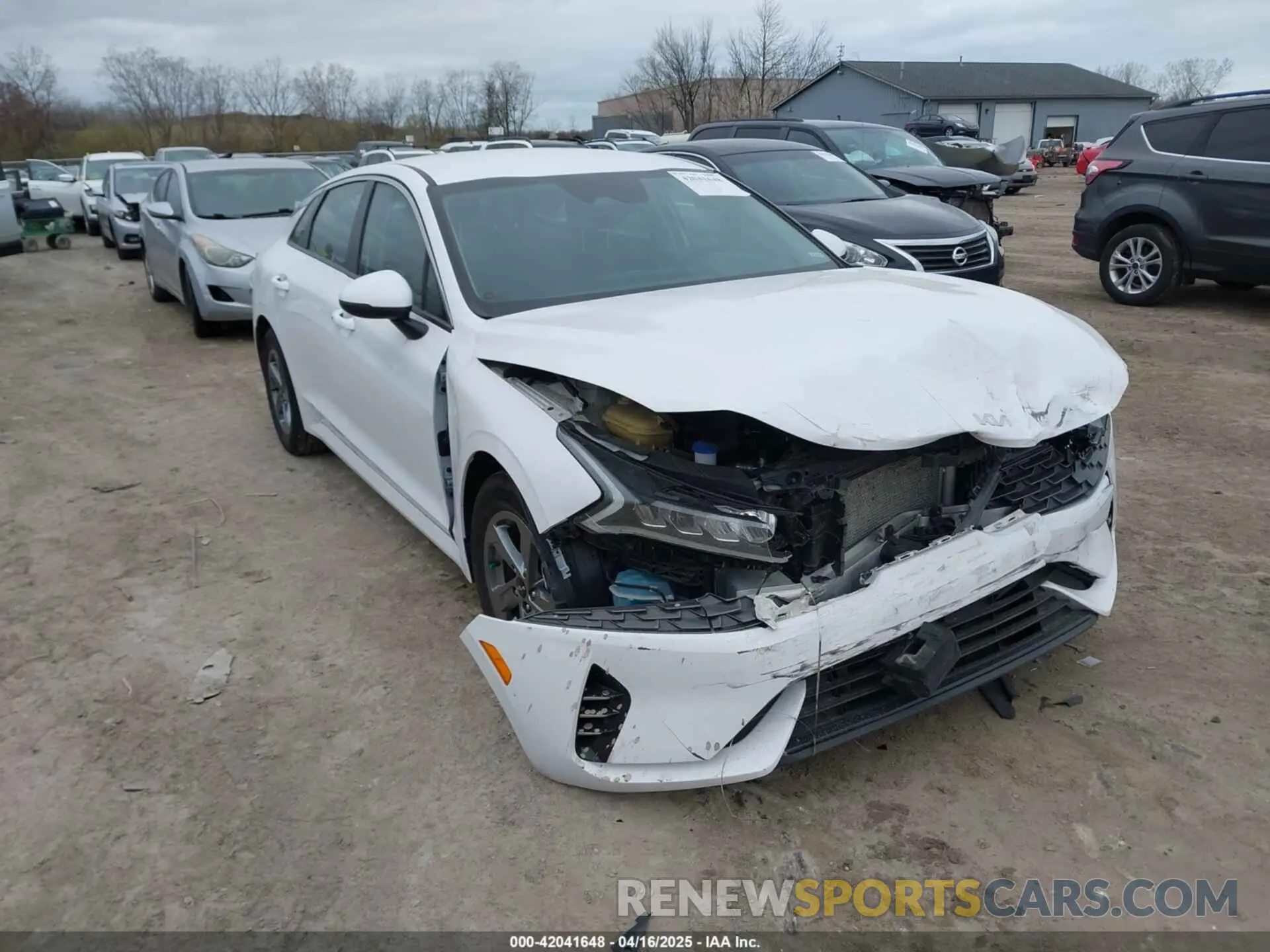 1 Photograph of a damaged car 5XXG14J24PG177713 KIA K5 2023