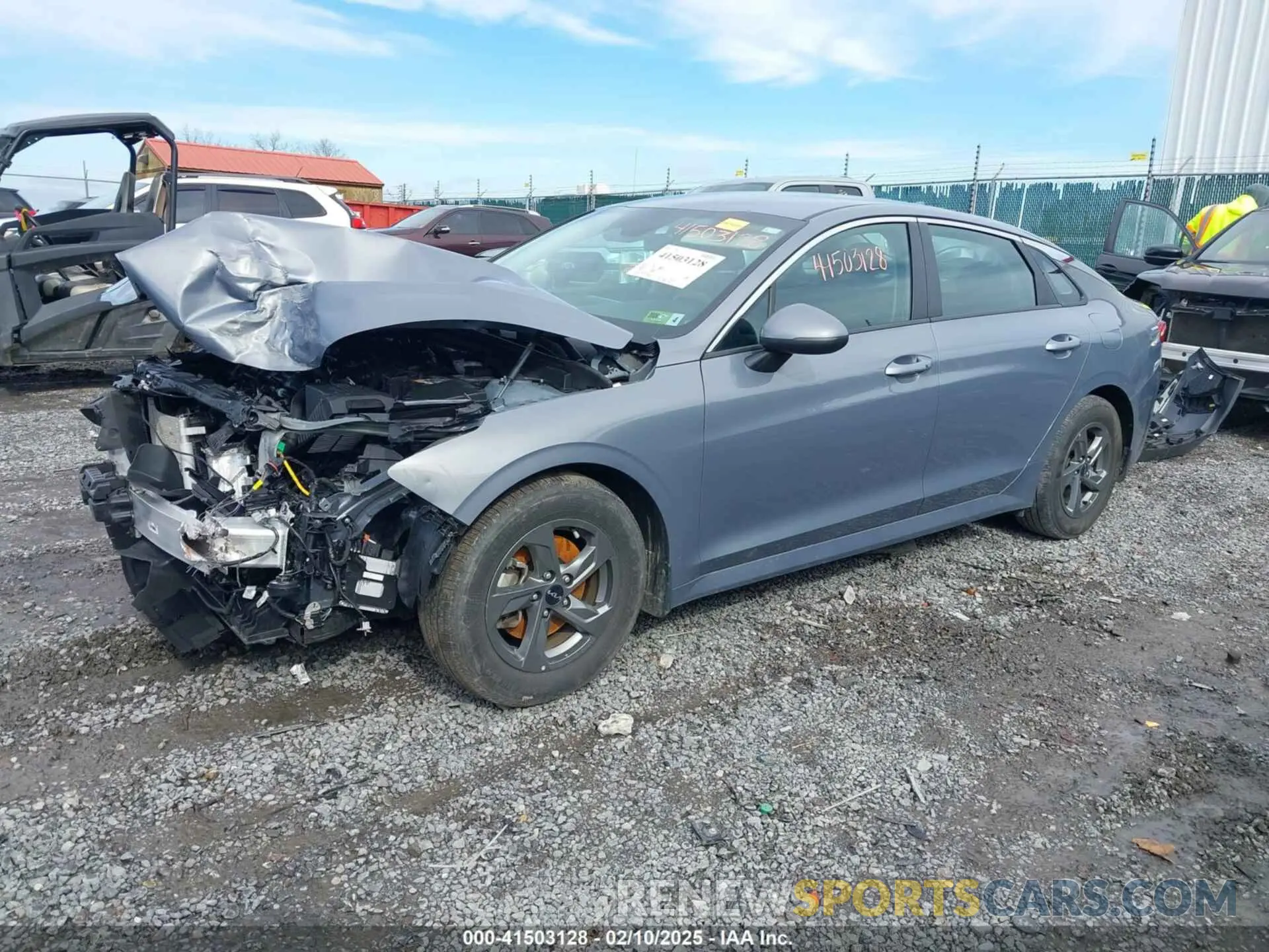 2 Photograph of a damaged car 5XXG14J24PG203971 KIA K5 2023