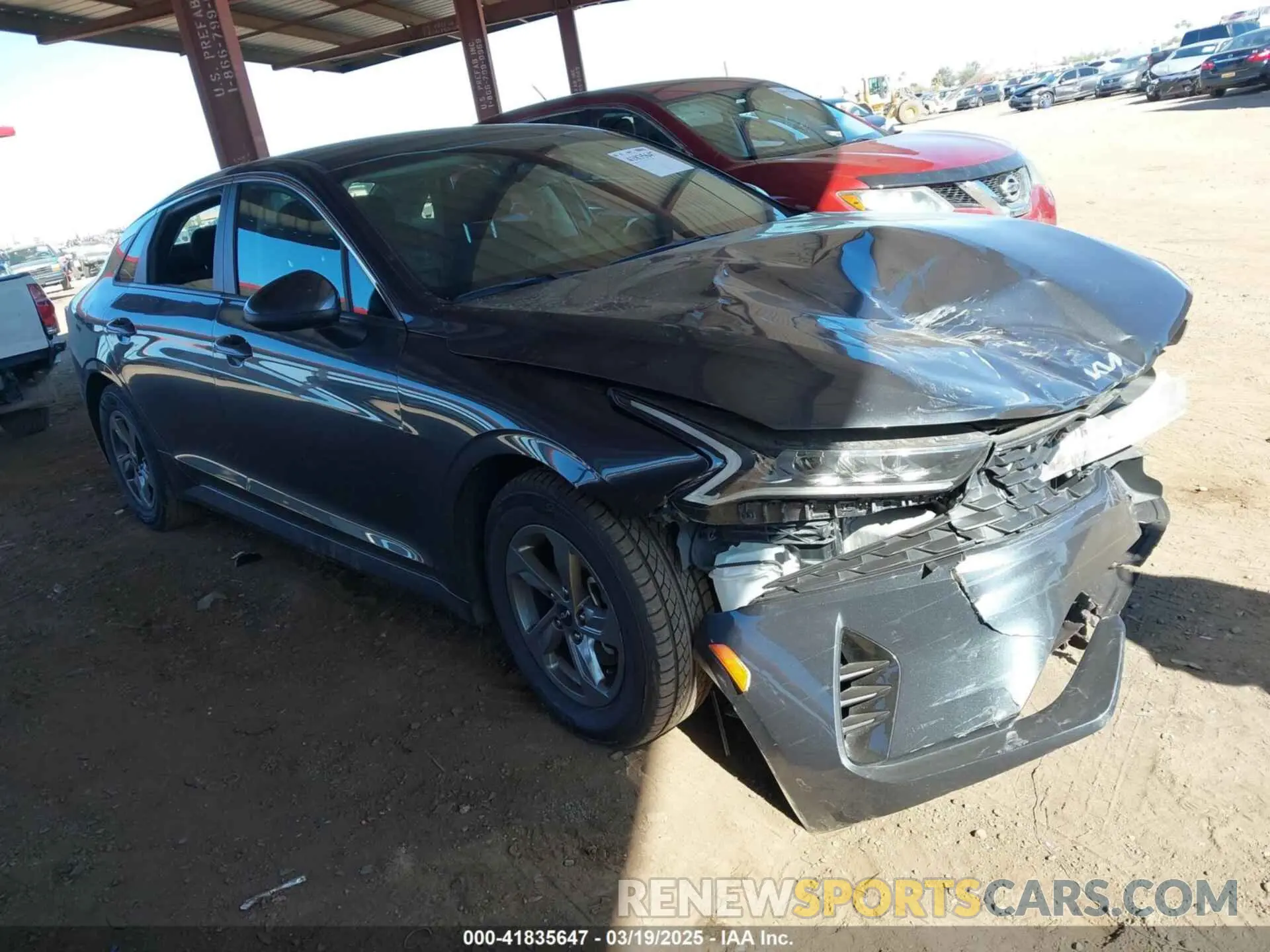 1 Photograph of a damaged car 5XXG14J24PG204036 KIA K5 2023