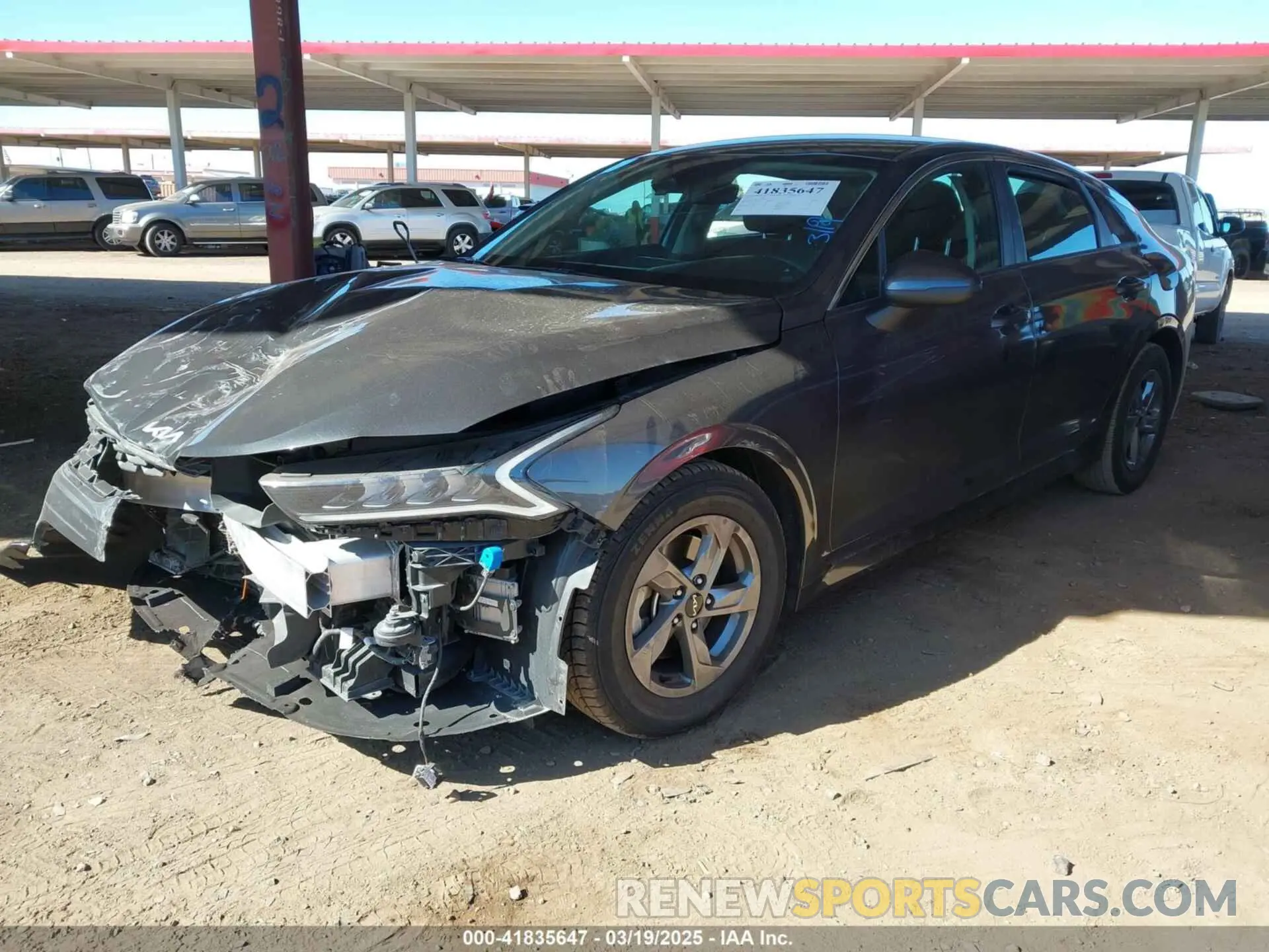 2 Photograph of a damaged car 5XXG14J24PG204036 KIA K5 2023